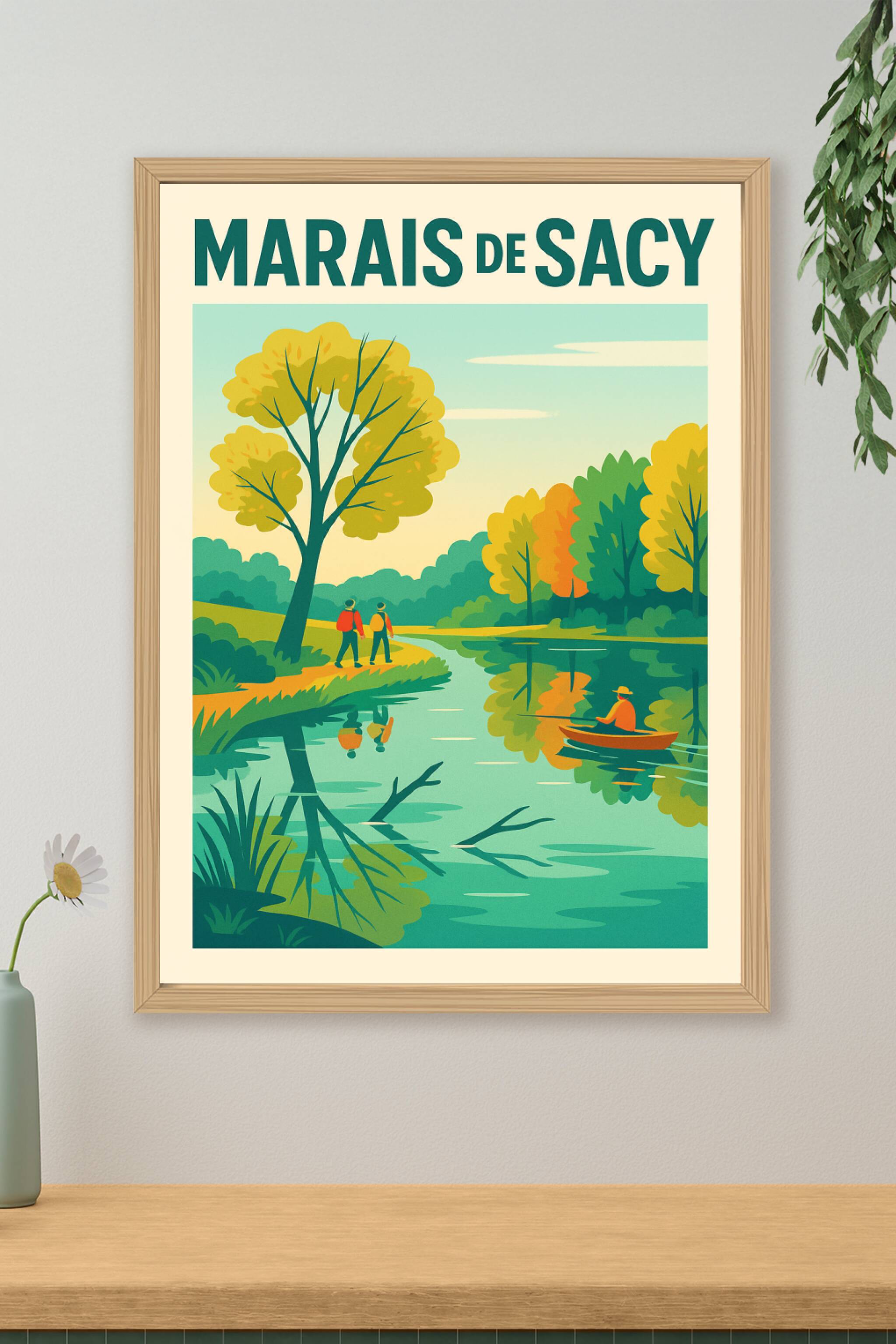 Affiche de Marais de Sacy - Évasion sauvage au cœur de la nature