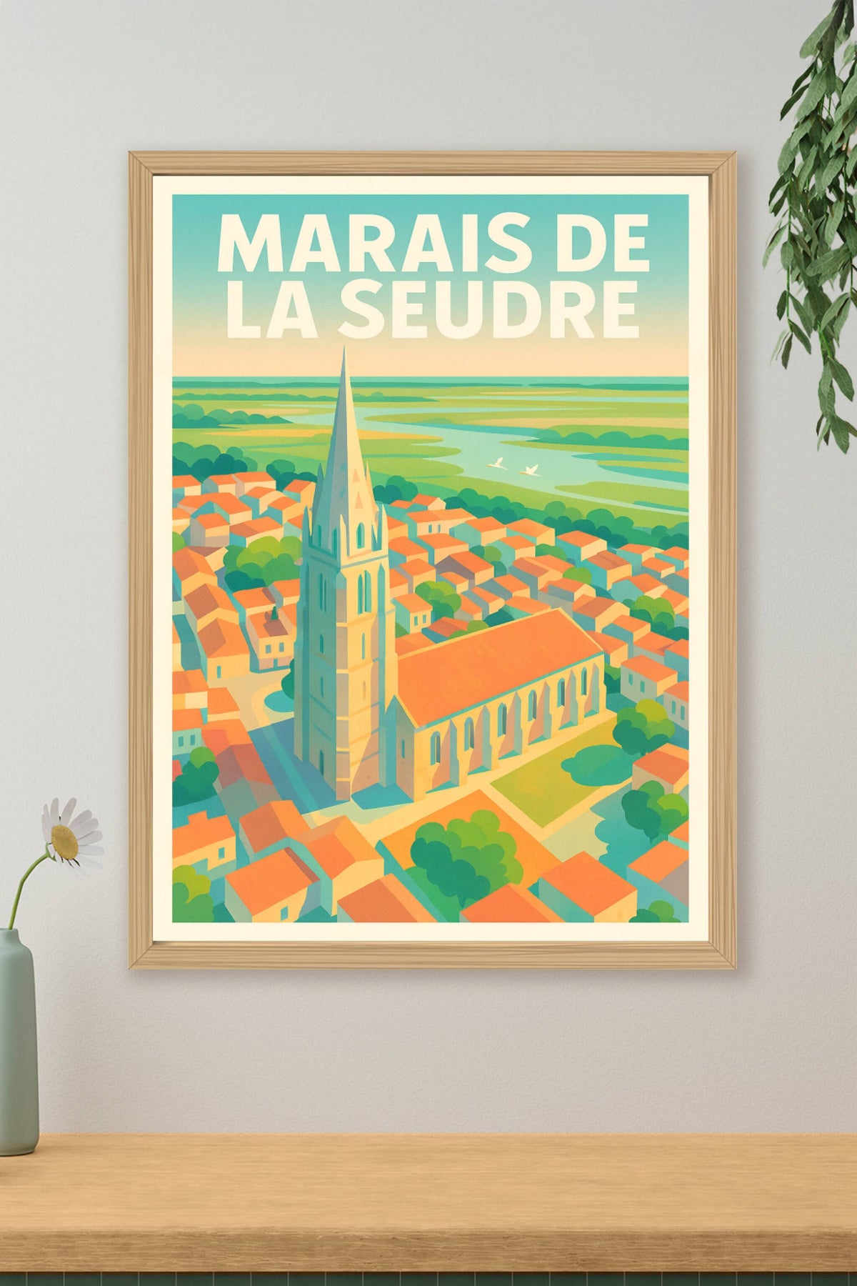 Affiche de Marais de la Seudre - Éclat Charentais et Sérénité Sauvage