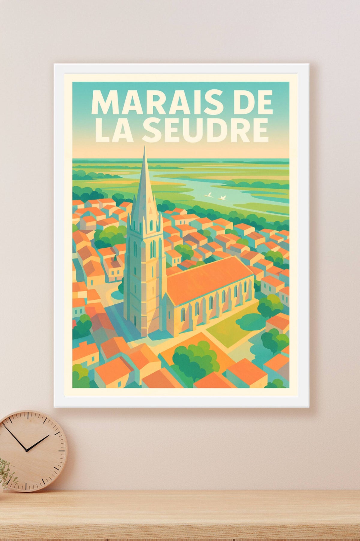 Affiche de Marais de la Seudre - Éclat Charentais et Sérénité Sauvage