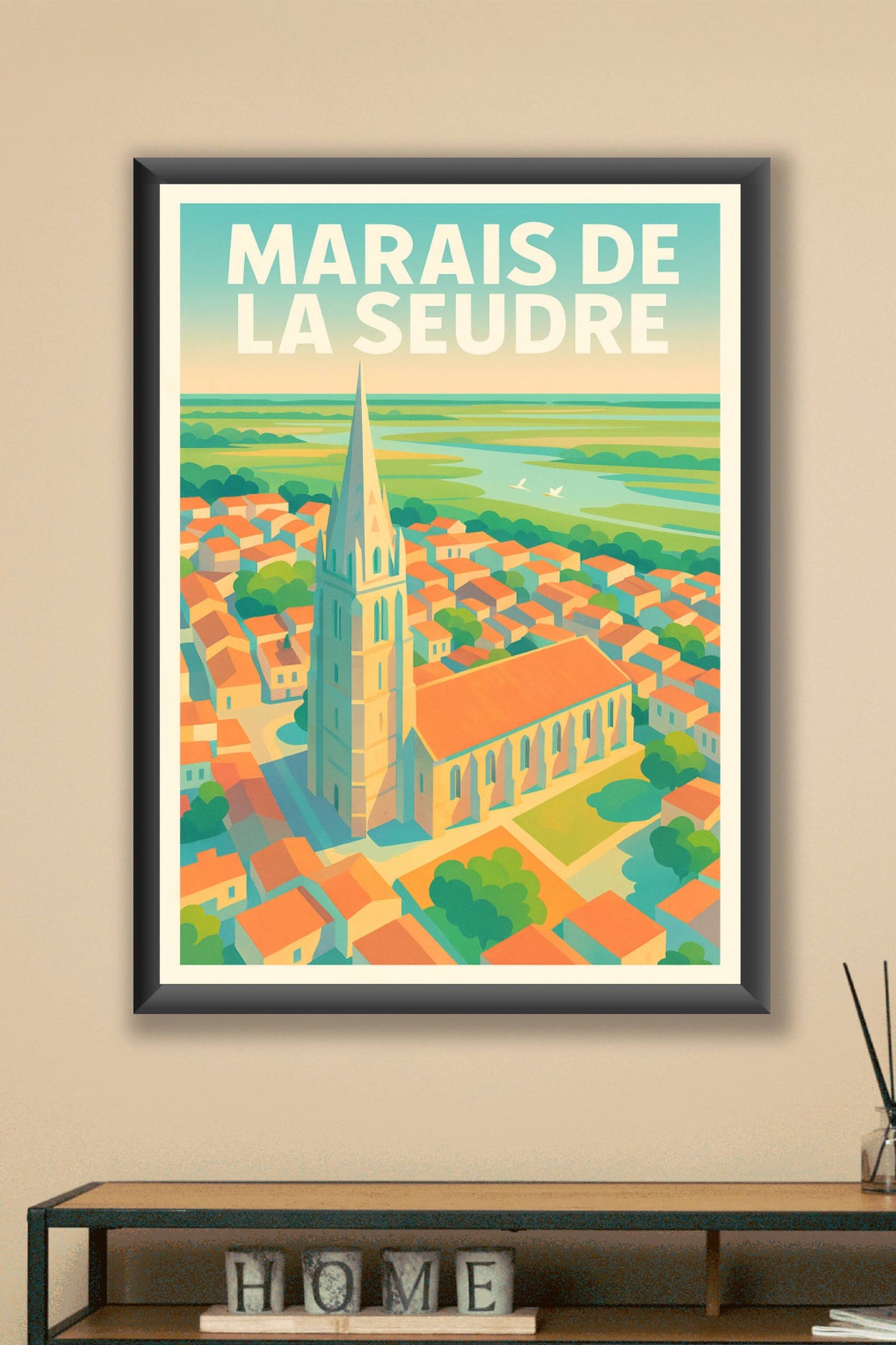 Affiche de Marais de la Seudre - Éclat Charentais et Sérénité Sauvage
