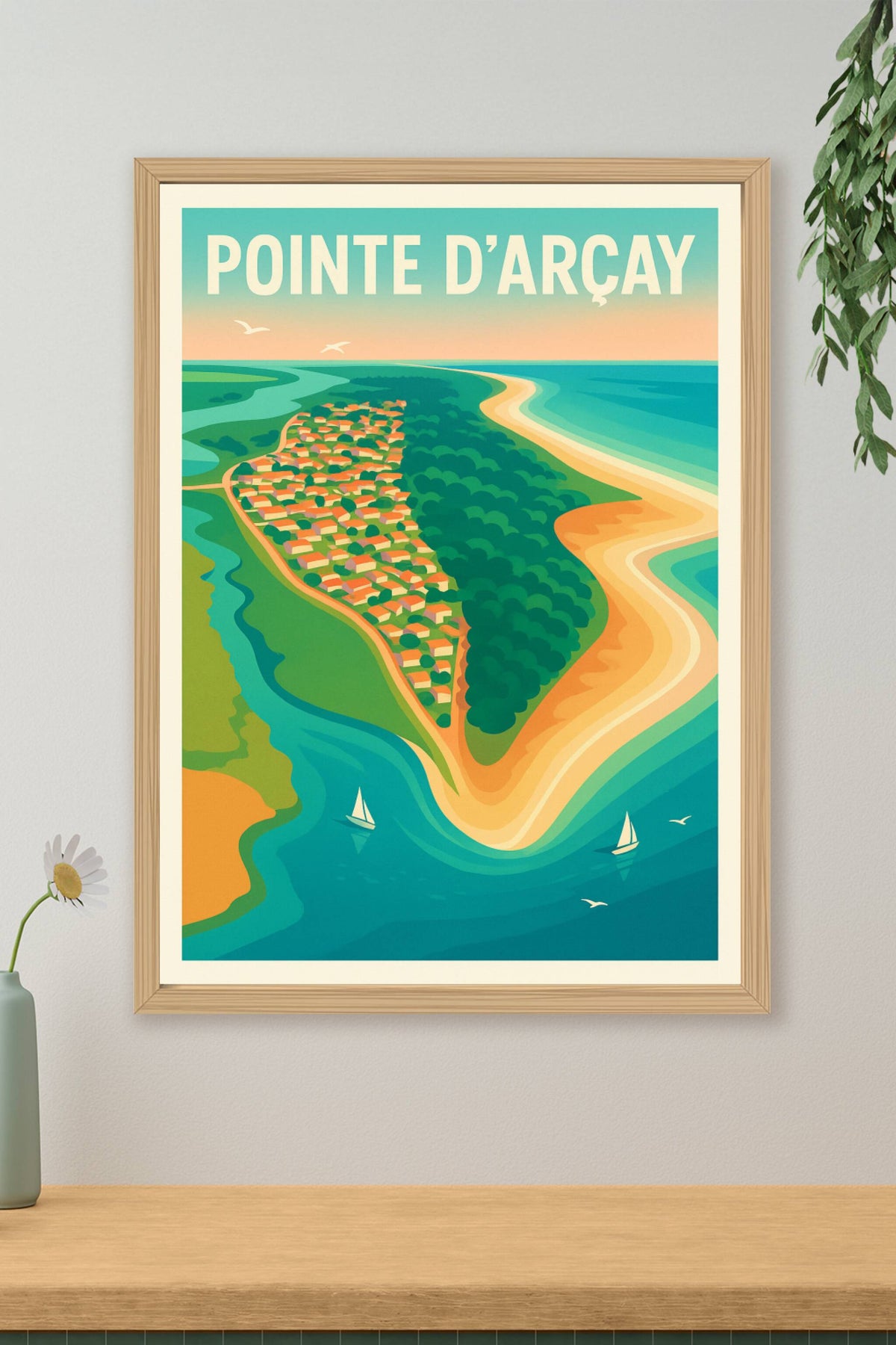Affiche de Pointe d'Arçay - L'élégance sauvage de la côte vendéenne