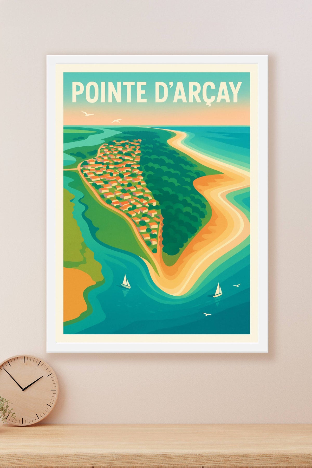 Affiche de Pointe d'Arçay - L'élégance sauvage de la côte vendéenne