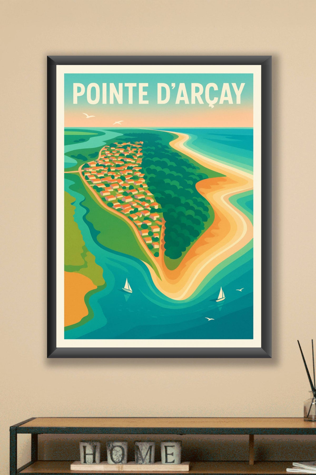 Affiche de Pointe d'Arçay - L'élégance sauvage de la côte vendéenne