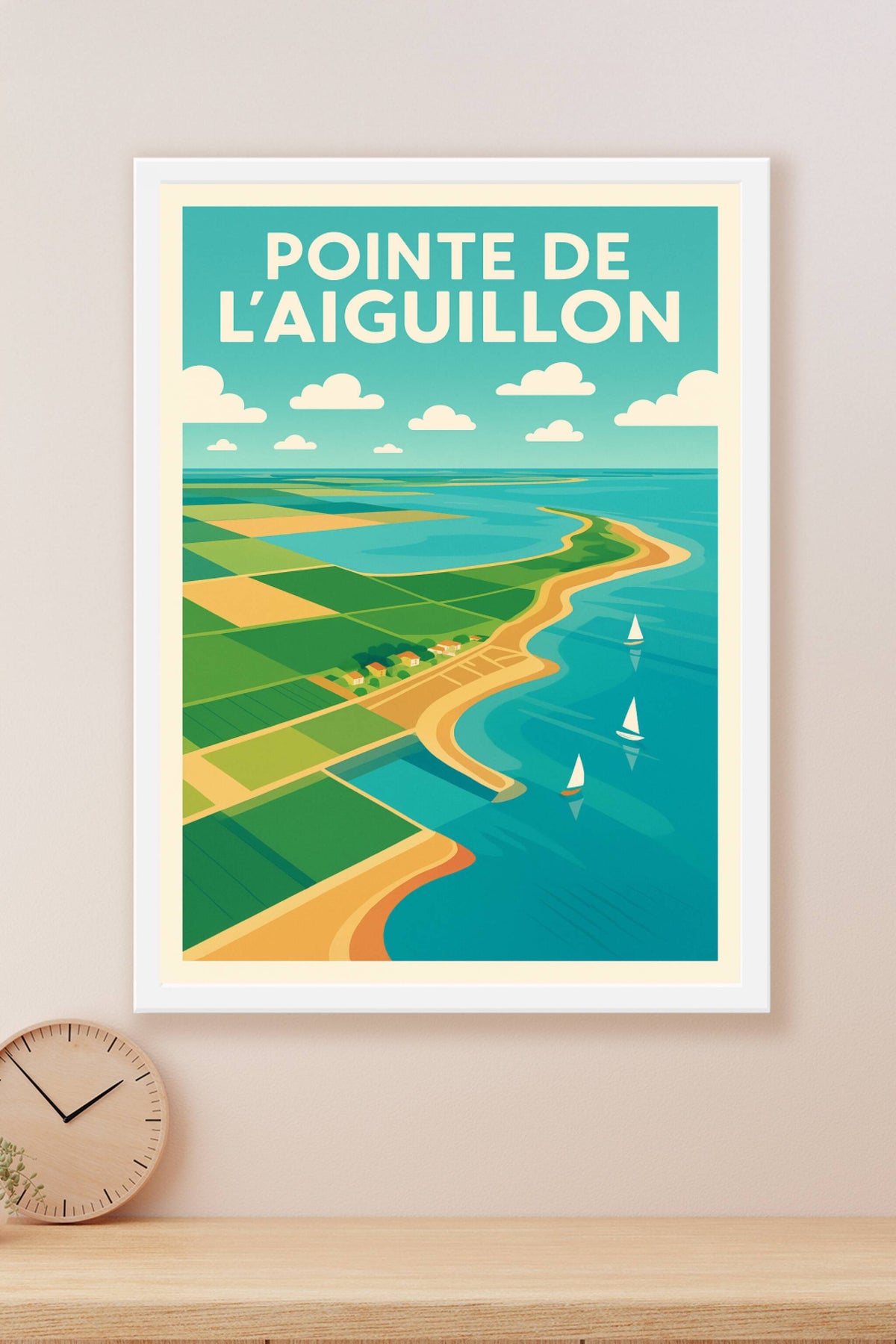 Affiche de Pointe de l'Aiguillon - L'élégance sauvage du littoral vendéen