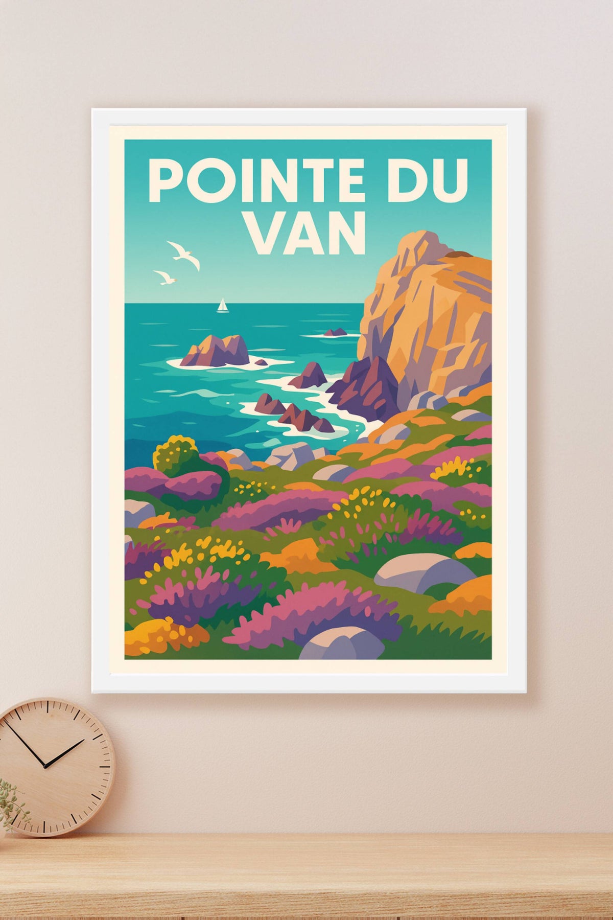 Affiche de Pointe du Van - L'éclat sauvage de la côte bretonne