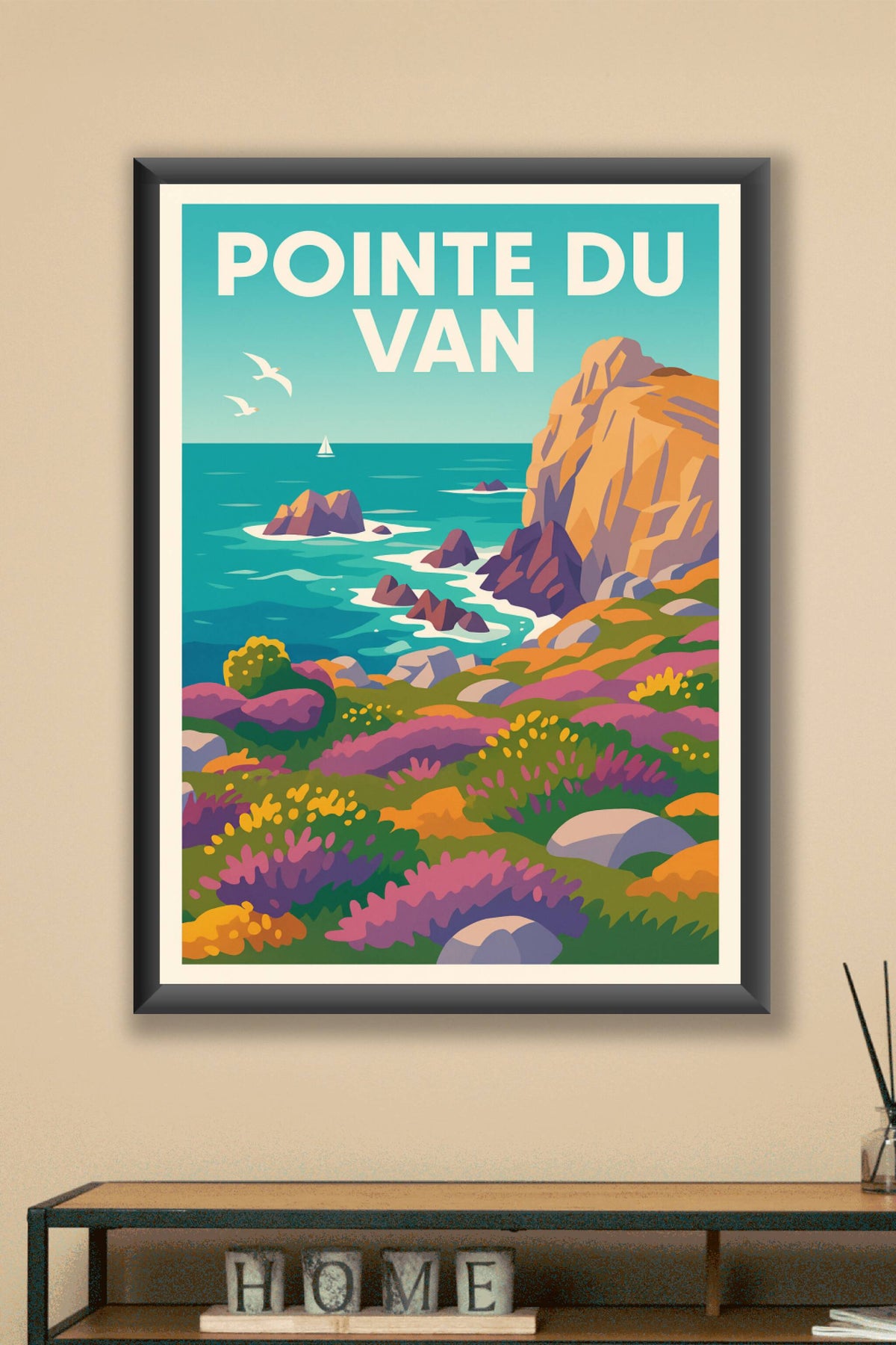 Affiche de Pointe du Van - L'éclat sauvage de la côte bretonne