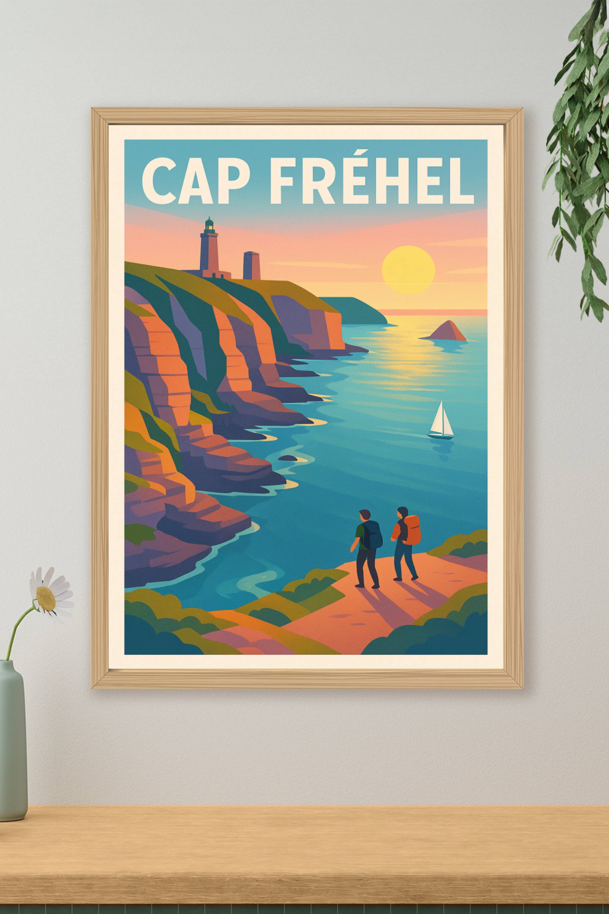 Affiche de Cap Fréhel - L'éclat sauvage de la côte bretonne