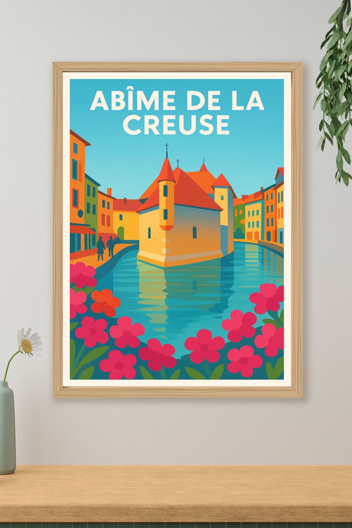 Affiche de Abîme de la Creuse - L'élégance d'une cité d'eaux et d'histoire