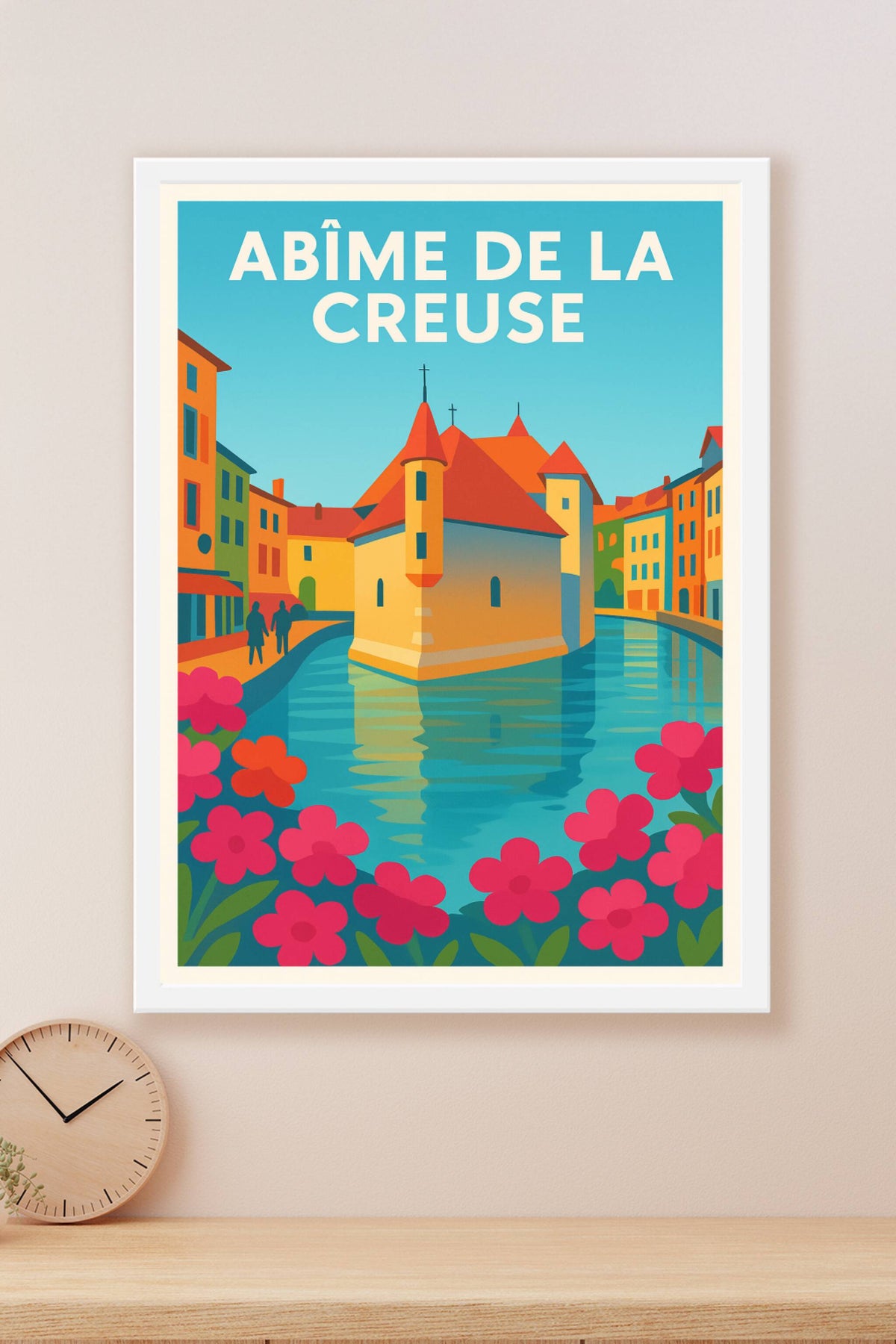 Affiche de Abîme de la Creuse - L'élégance d'une cité d'eaux et d'histoire