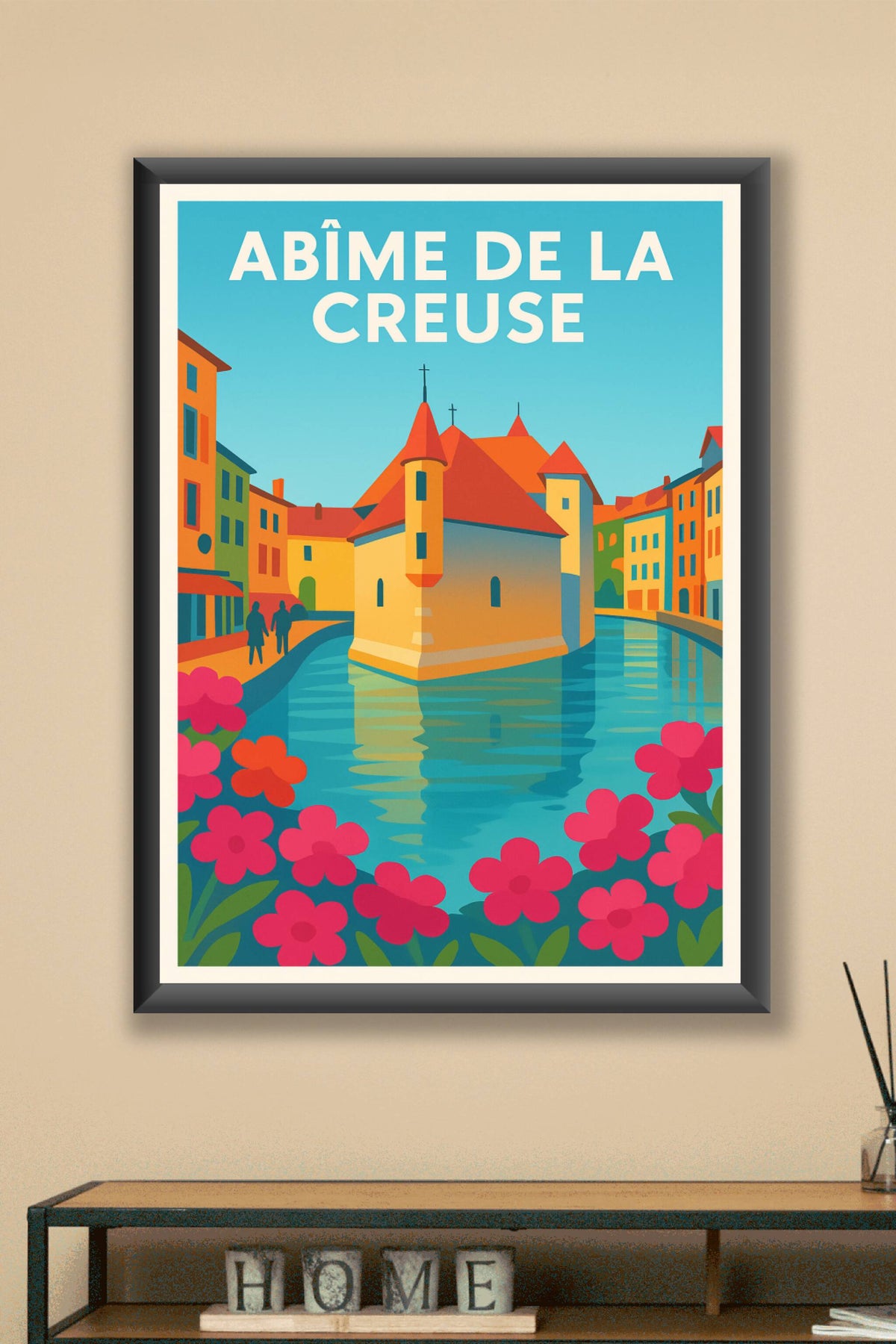 Affiche de Abîme de la Creuse - L'élégance d'une cité d'eaux et d'histoire