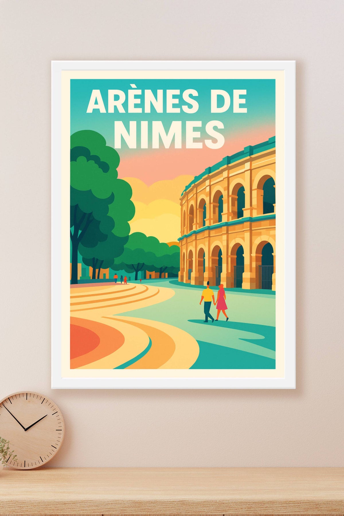 Affiche de Arènes de Nîmes - L'éclat éternel de la Rome Française