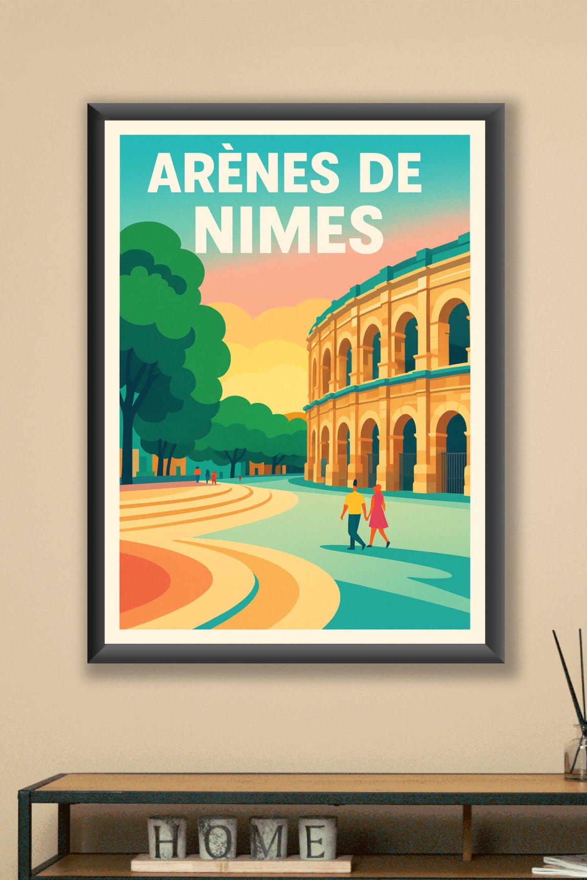 Affiche de Arènes de Nîmes - L'éclat éternel de la Rome Française