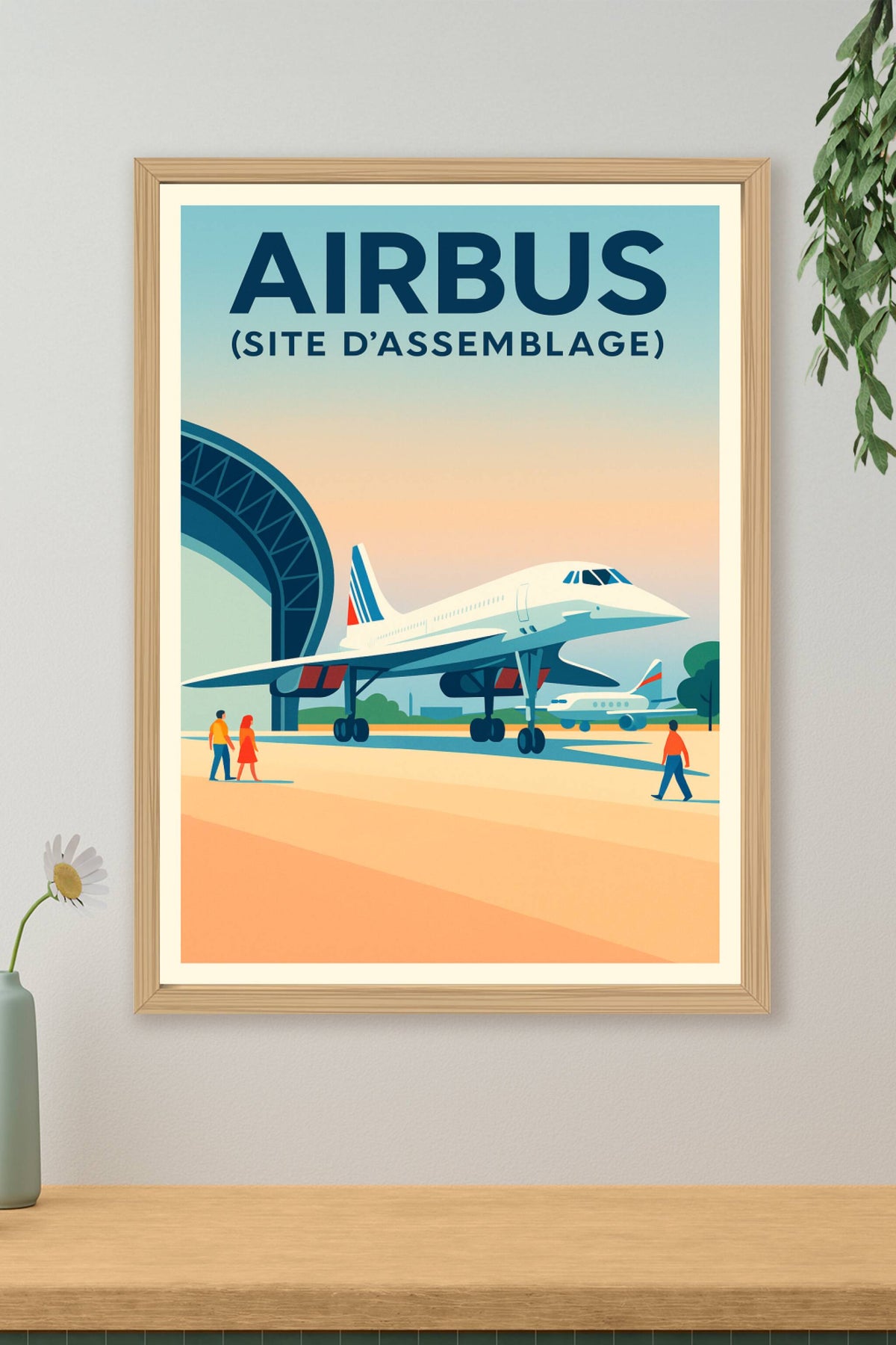 Affiche de Airbus (Site d'assemblage) - Au cœur de l'épopée aéronautique