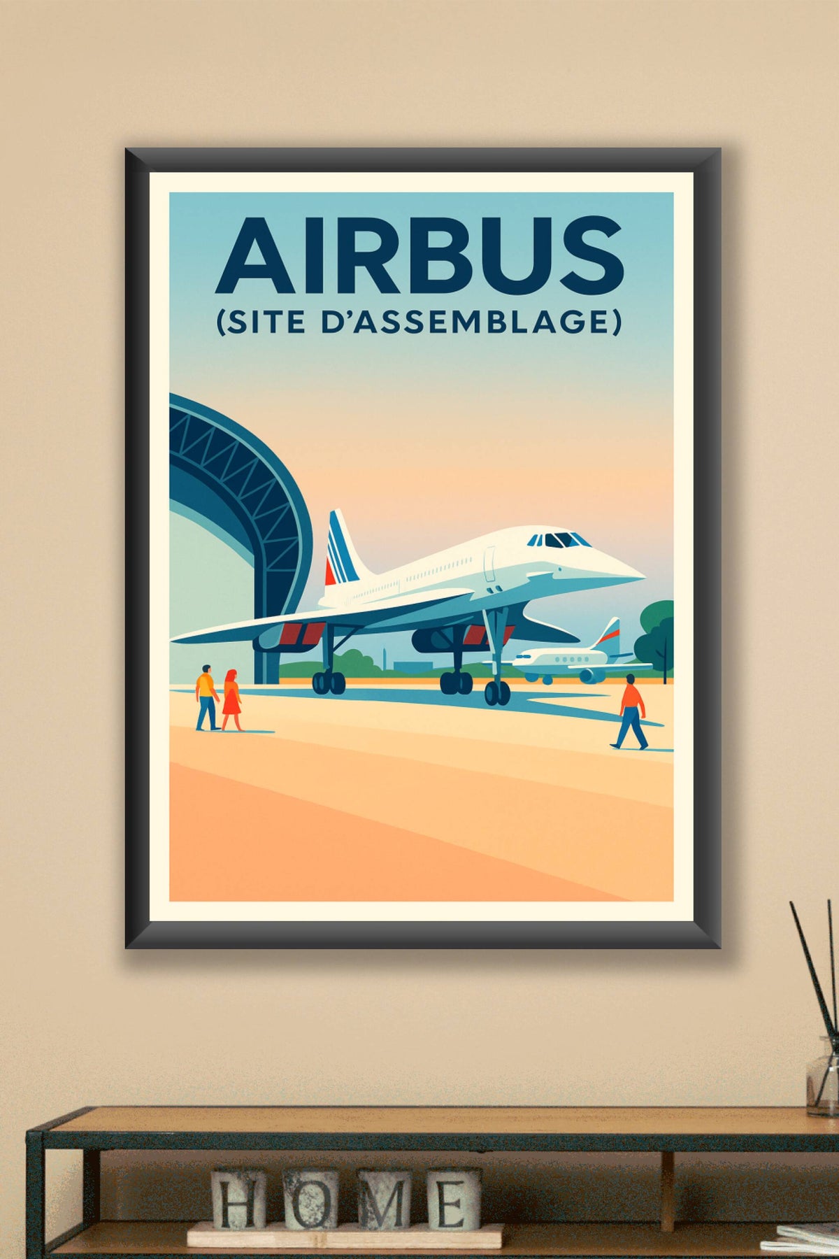 Affiche de Airbus (Site d'assemblage) - Au cœur de l'épopée aéronautique