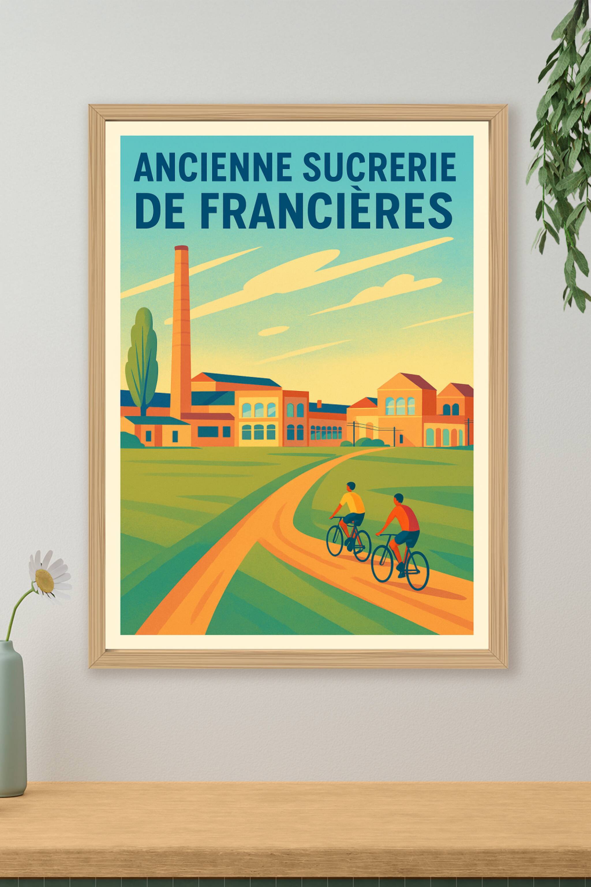 Affiche de Ancienne Sucrerie de Francières - Un patrimoine industriel au cœur de la nature