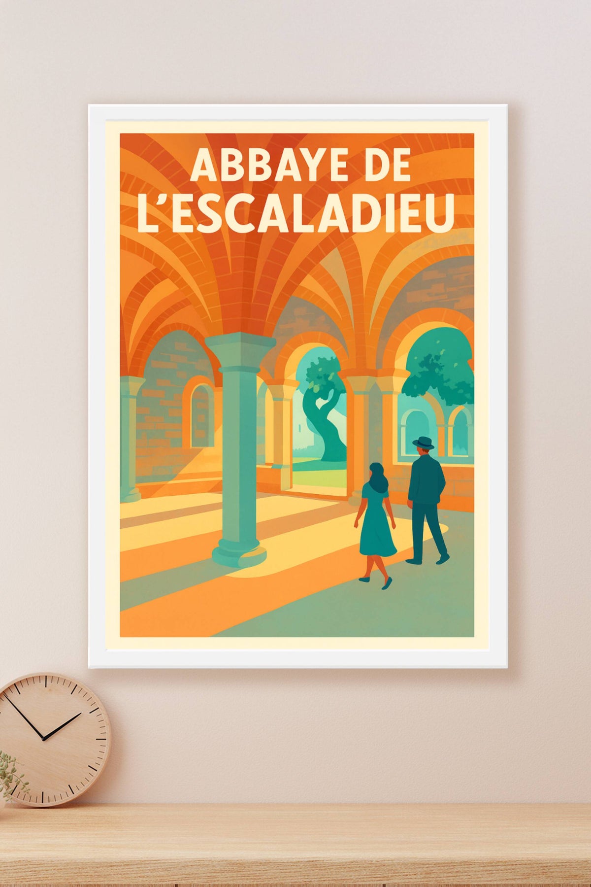 Affiche de Abbaye de l'Escaladieu - Sérénité et lumière cistercienne