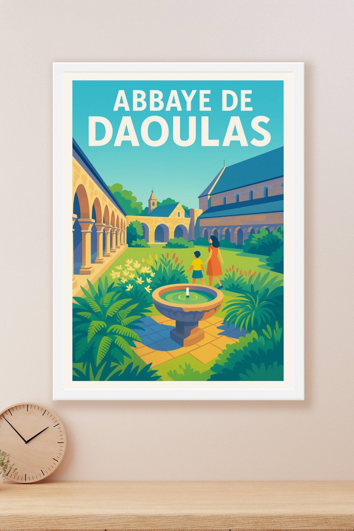 Affiche de Abbaye de Daoulas - Sérénité et jardins historiques de Bretagne