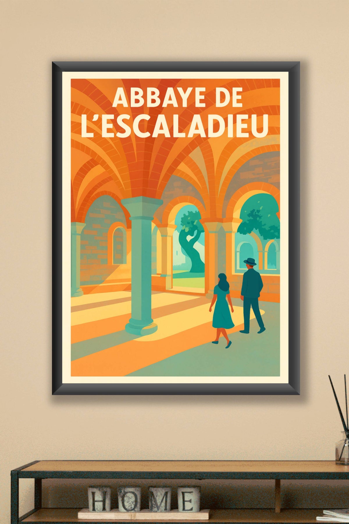 Affiche de Abbaye de l'Escaladieu - Sérénité et lumière cistercienne