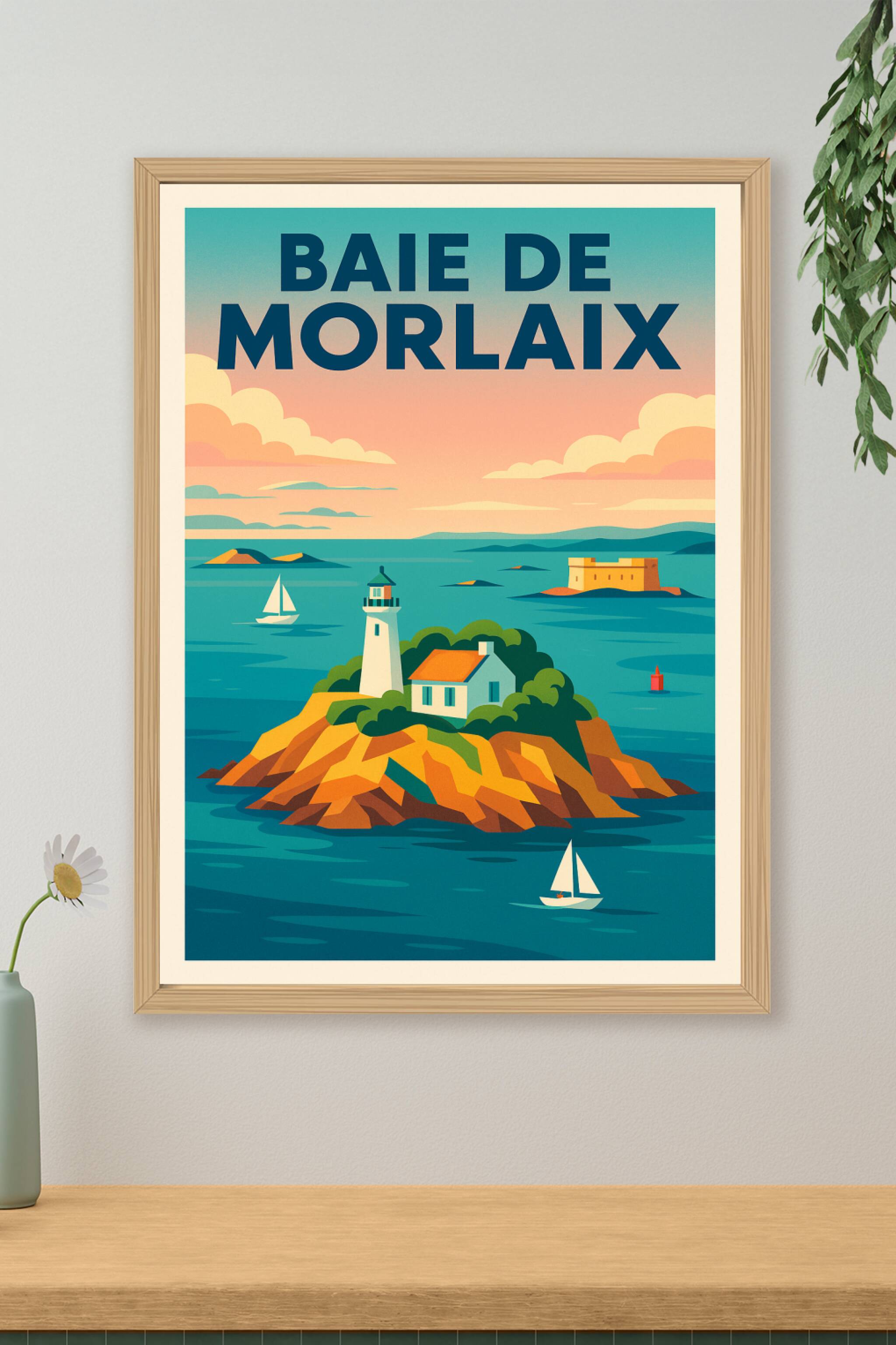 Affiche de Baie de Morlaix - L'éclat du Finistère entre terre et mer