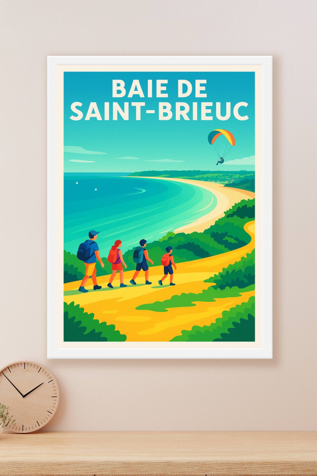 Affiche de Baie de Saint-Brieuc - Évasion sauvage entre terre et mer