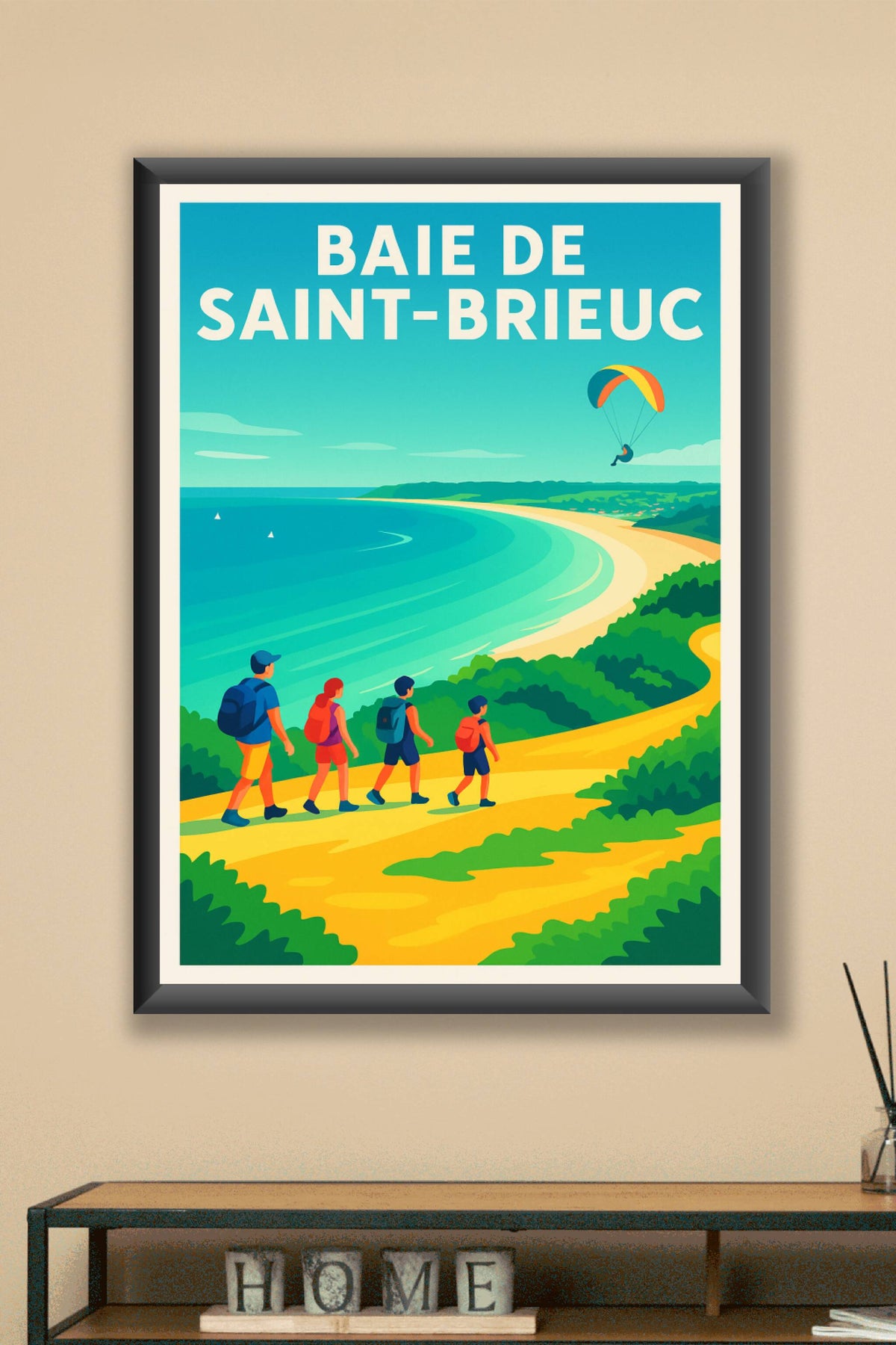 Affiche de Baie de Saint-Brieuc - Évasion sauvage entre terre et mer