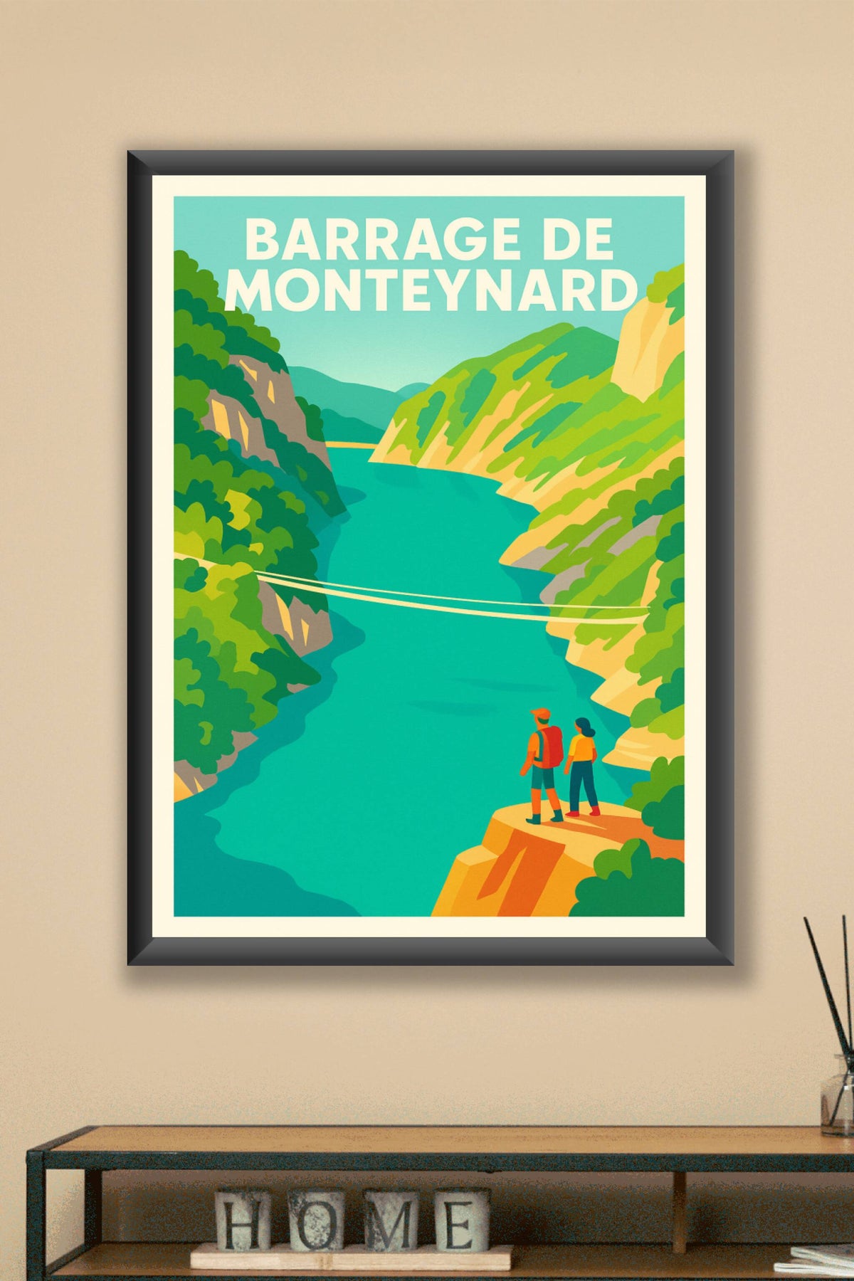 Affiche de Barrage de Monteynard - L'aventure au cœur des passerelles himalayennes