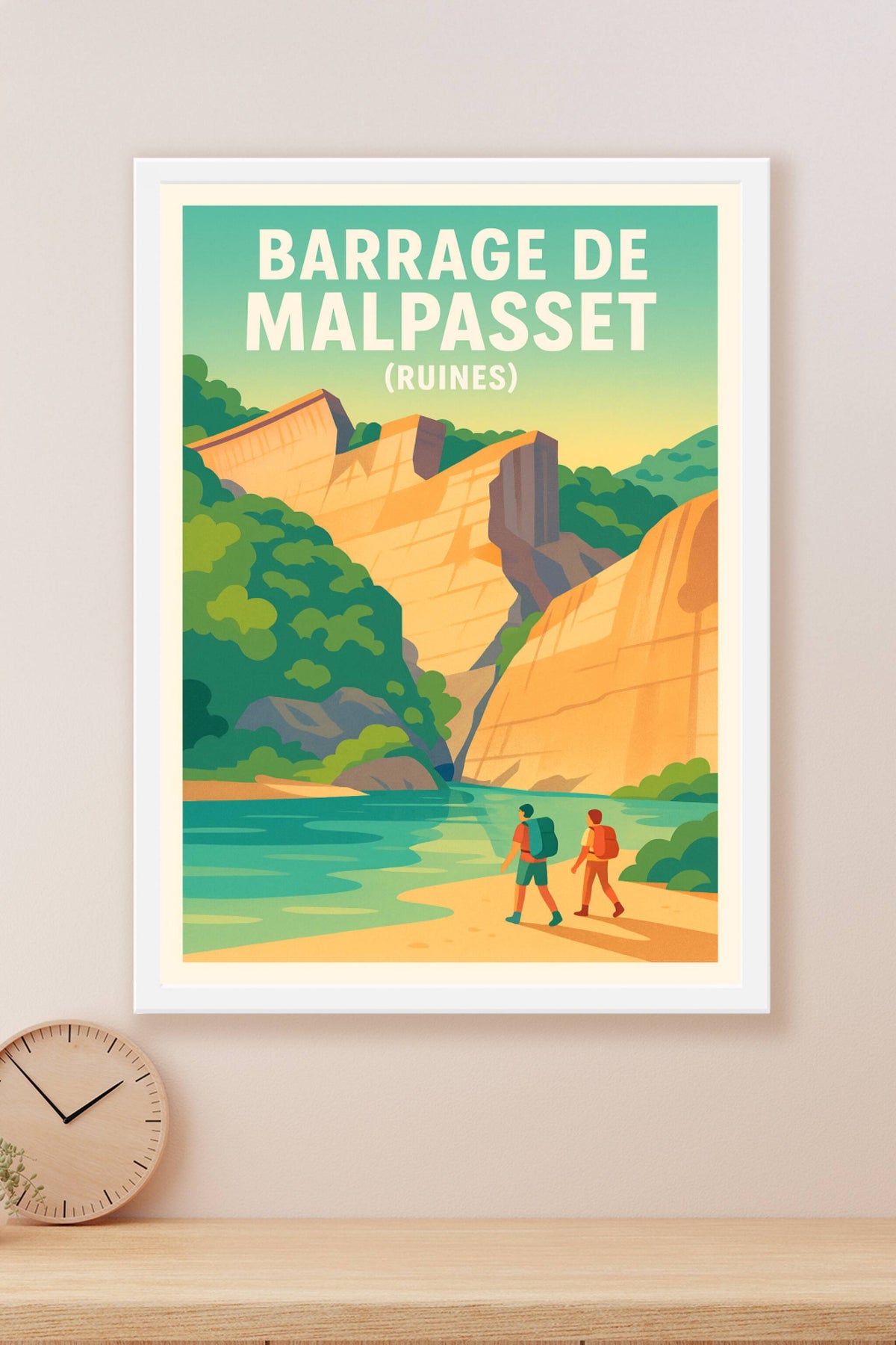 Affiche de Barrage de Malpasset - Un voyage au cœur de l'histoire et de la nature