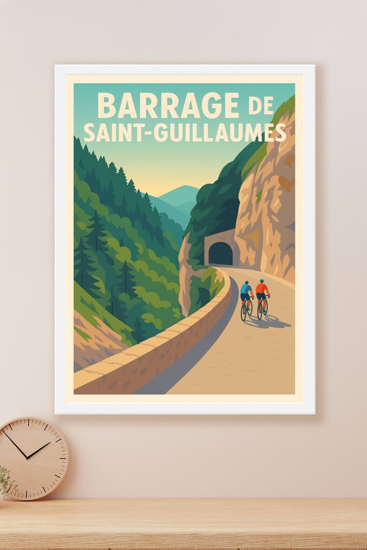 Affiche de Barrage de Saint-Guillaumes - L'échappée belle au cœur des montagnes