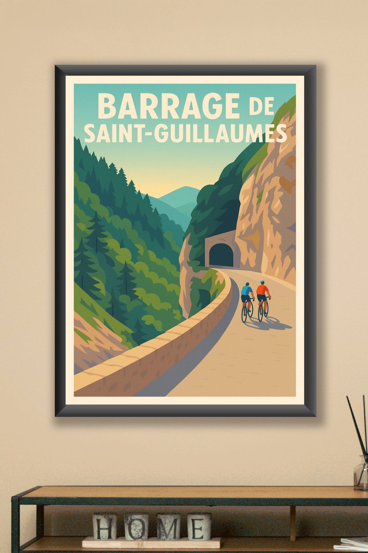 Affiche de Barrage de Saint-Guillaumes - L'échappée belle au cœur des montagnes