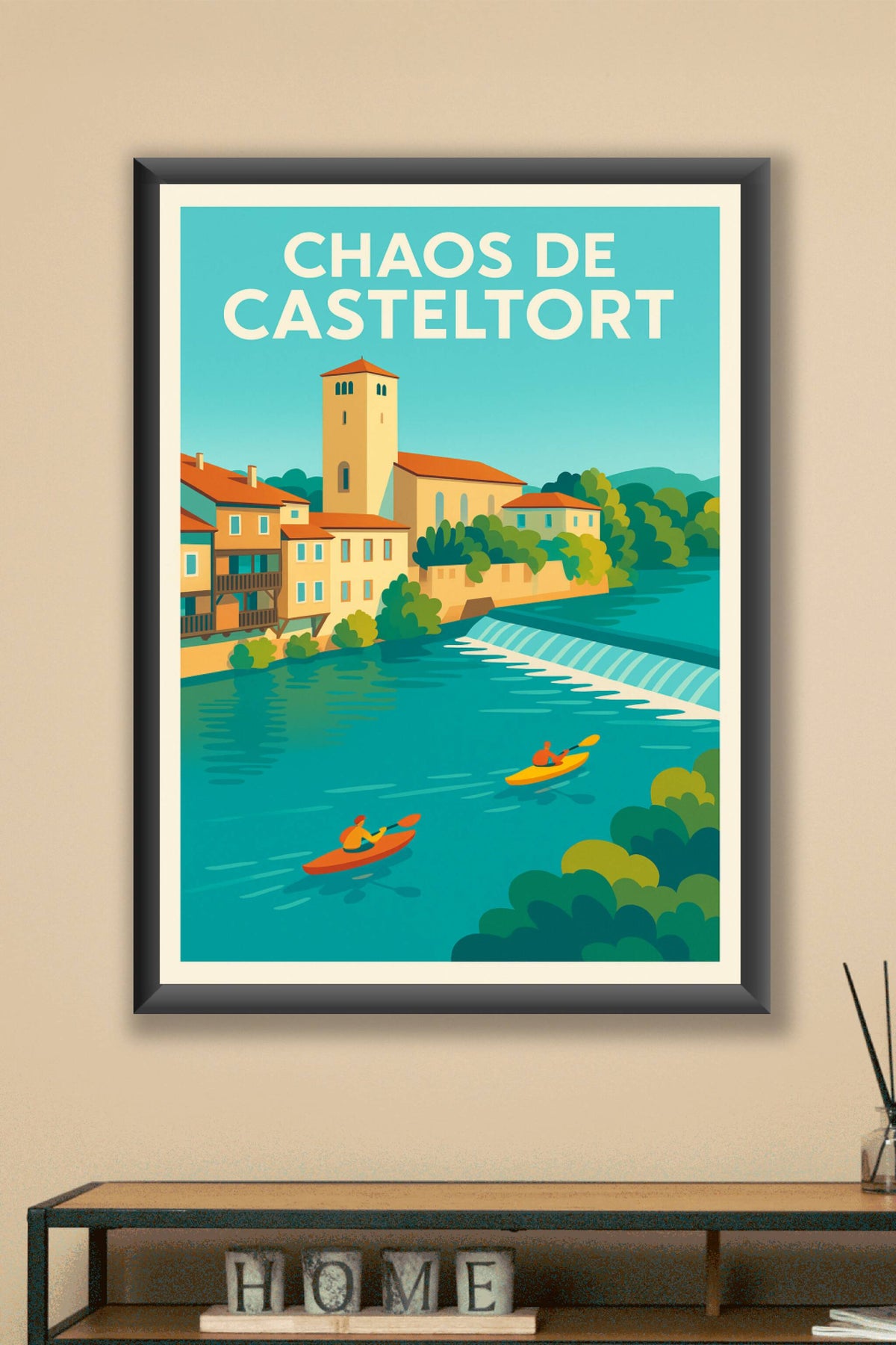 Affiche de Chaos de Casteltort - L'évasion au fil de l'eau