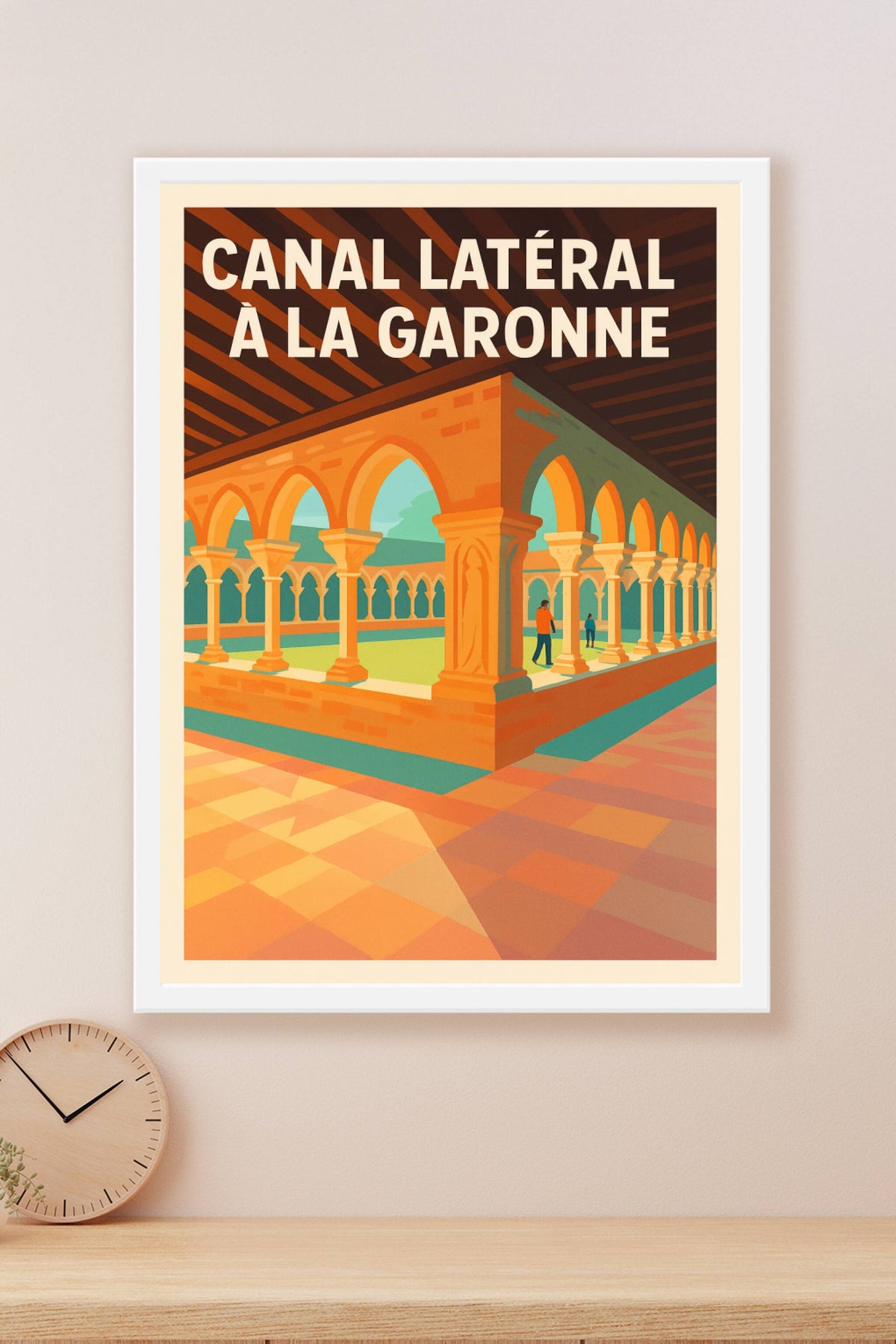 Affiche de Canal latéral à la Garonne - L'élégance du patrimoine occitan