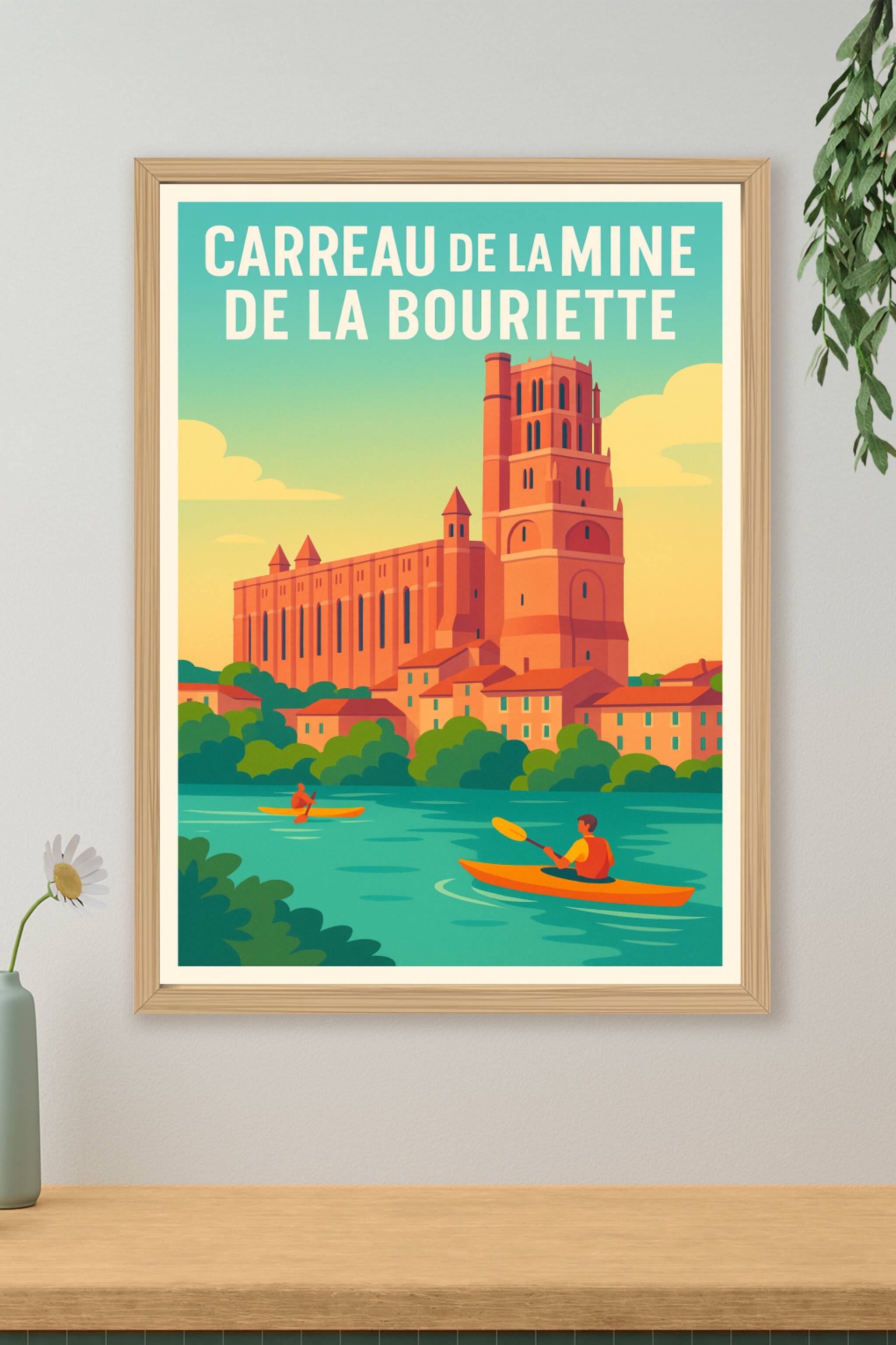 Affiche de Carreau de la Mine de la Bouriette - L'élégance du patrimoine au fil de l'eau