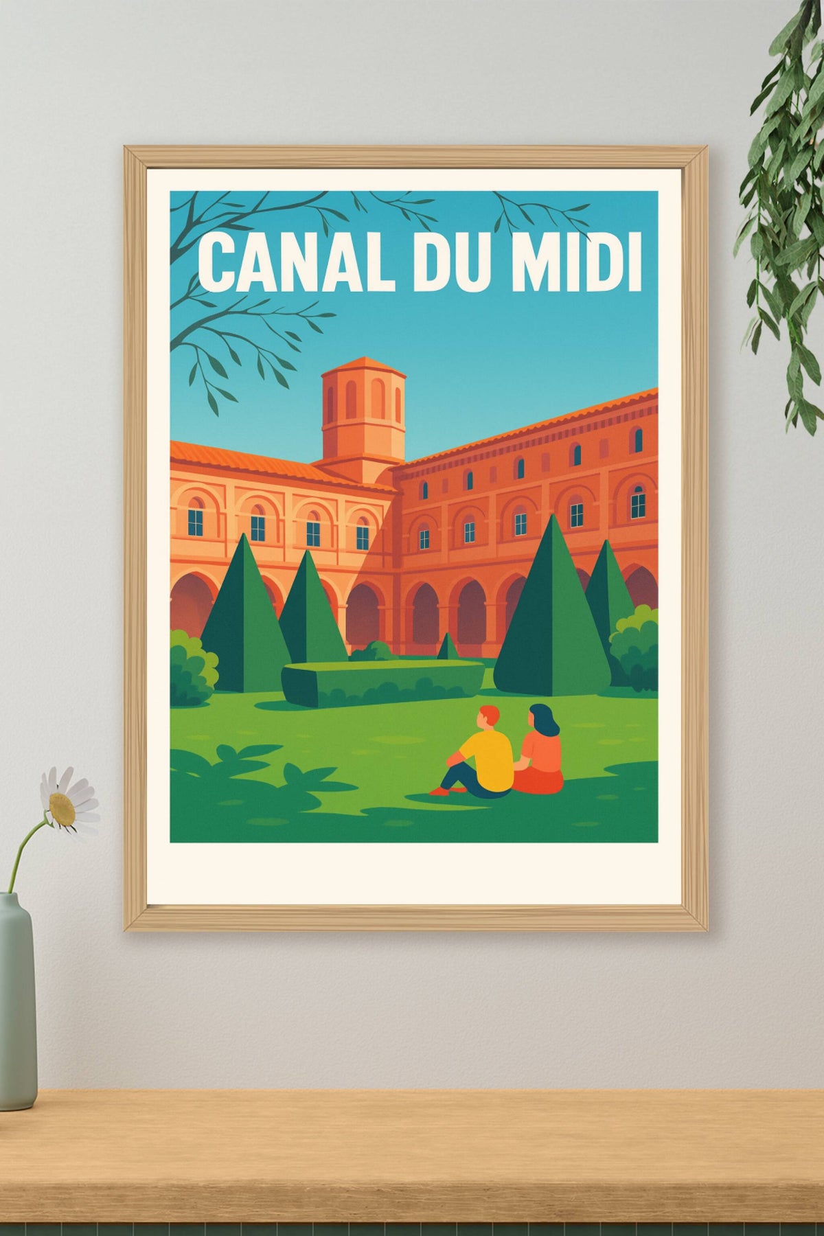 Affiche de Canal du Midi - L'élégance du patrimoine occitan