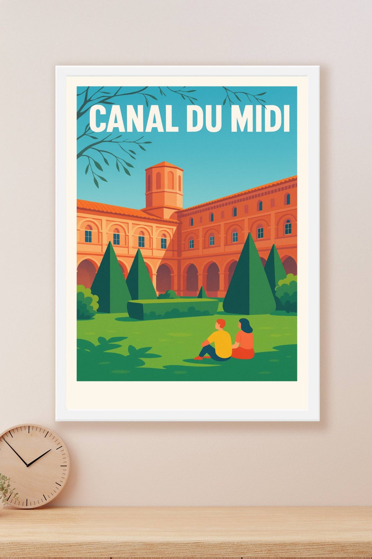 Affiche de Canal du Midi - L'élégance du patrimoine occitan