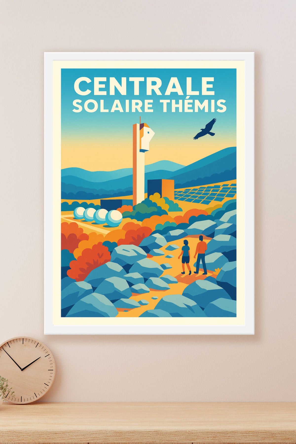Affiche de Centrale solaire Thémis - L'énergie pure des Pyrénées