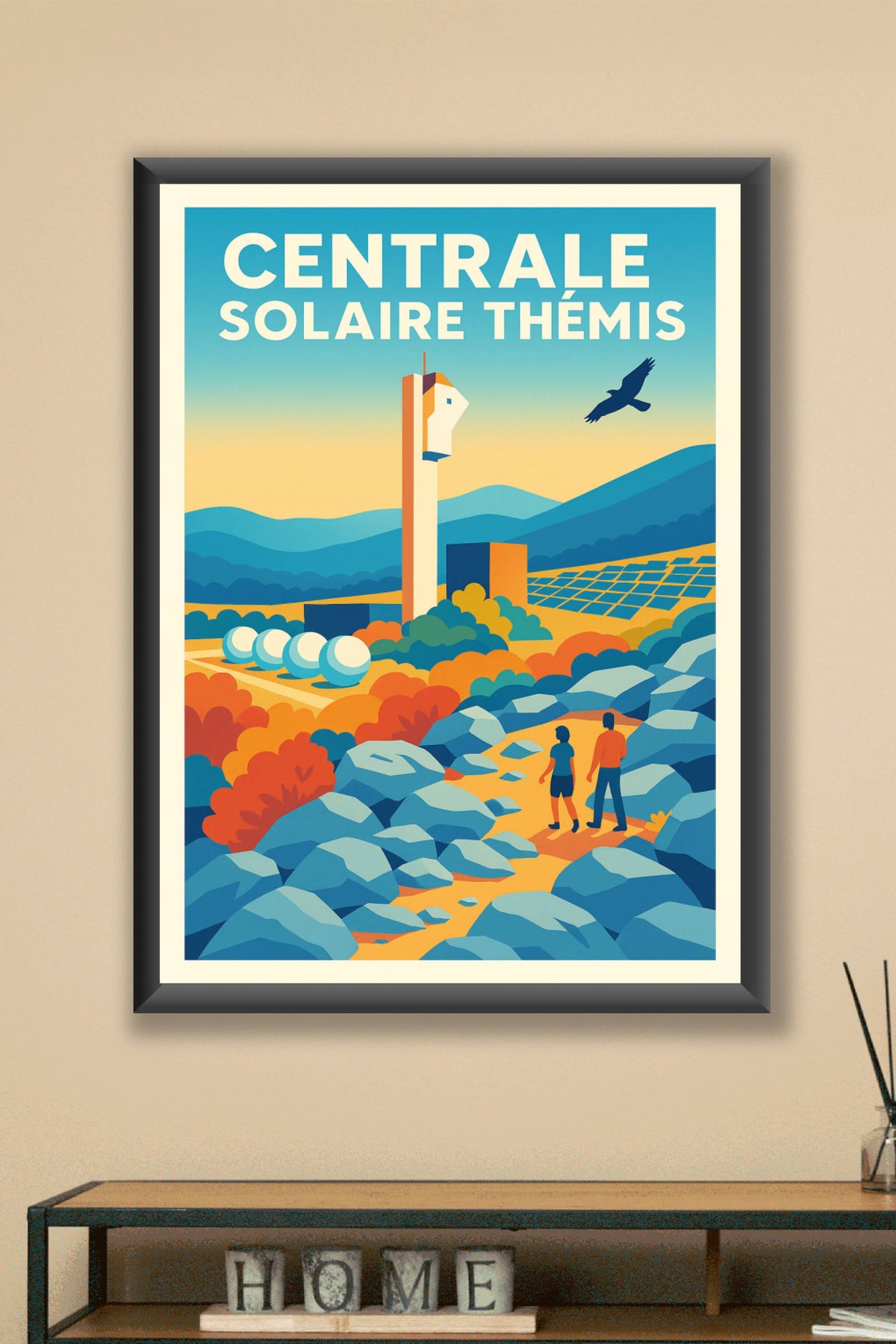 Affiche de Centrale solaire Thémis - L'énergie pure des Pyrénées
