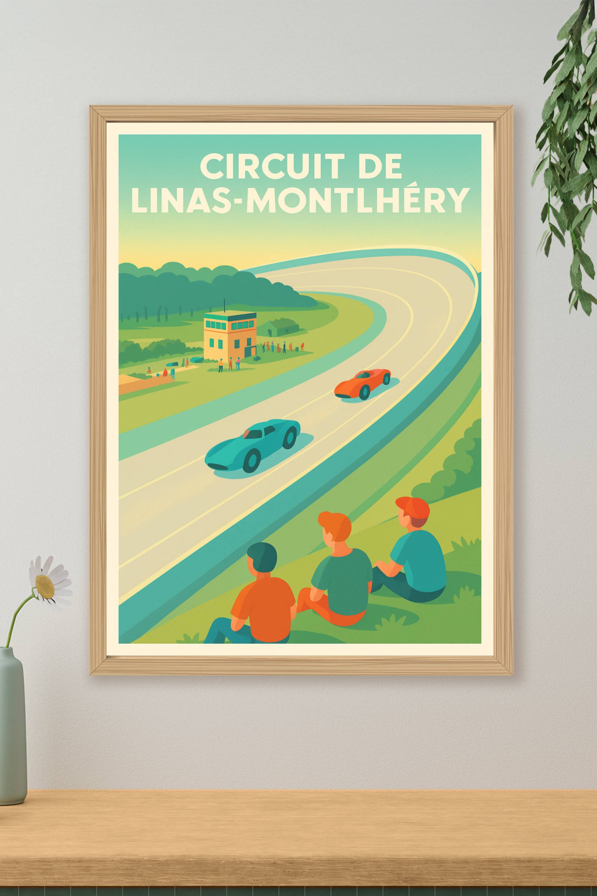Affiche de Circuit de Linas-Montlhéry - L'adrénaline du mythique anneau de vitesse