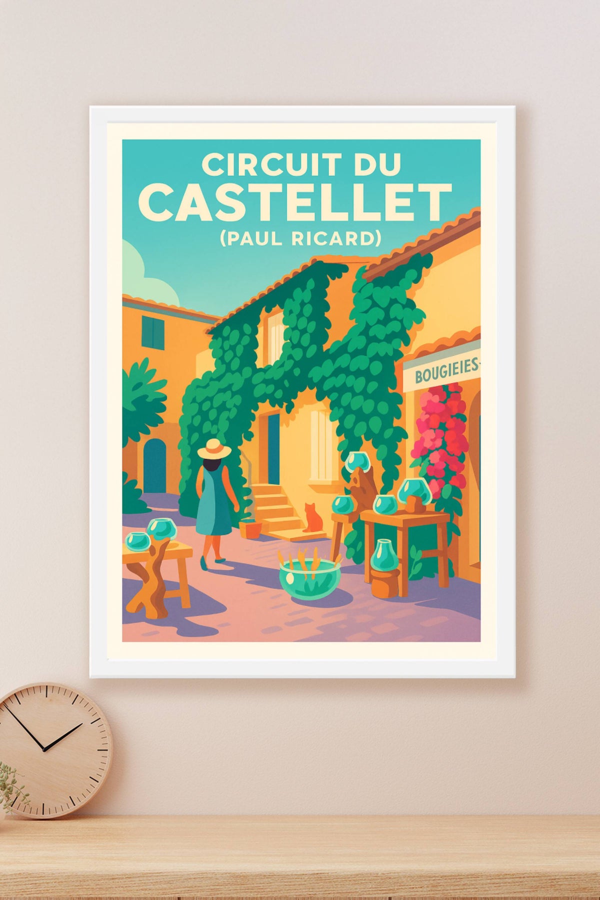 Affiche de Circuit du Castellet - L'élégance provençale entre sport et tradition