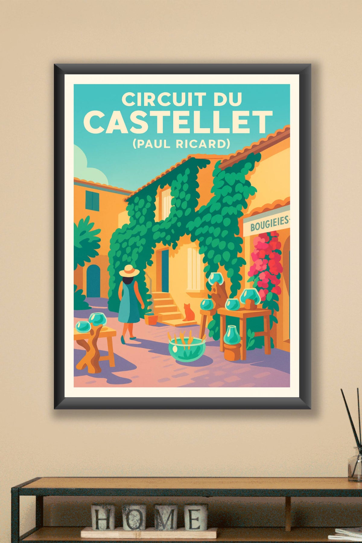 Affiche de Circuit du Castellet - L'élégance provençale entre sport et tradition