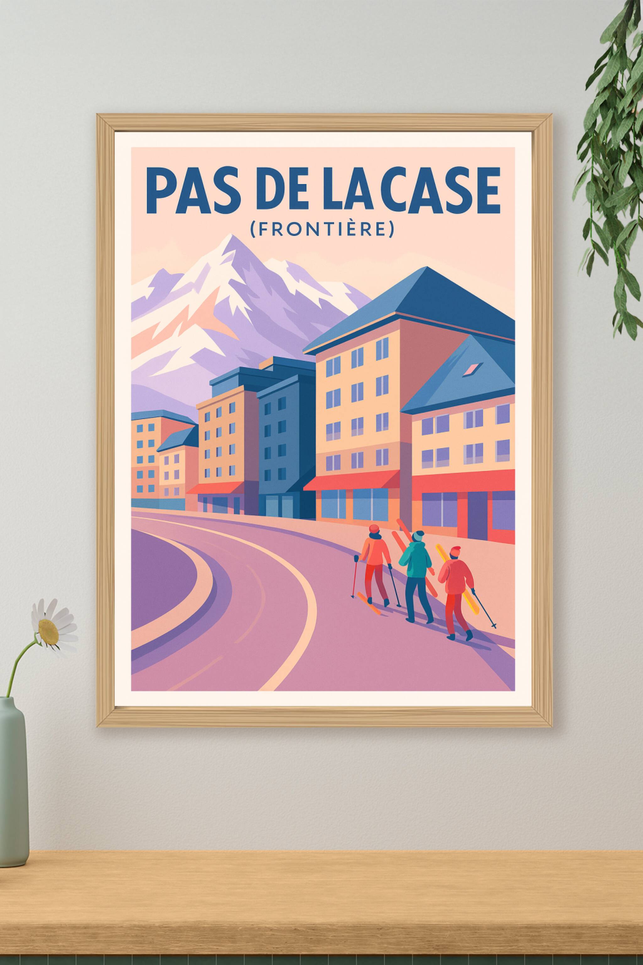 Affiche de Pas de la Case - Le sommet du shopping et du ski andorran