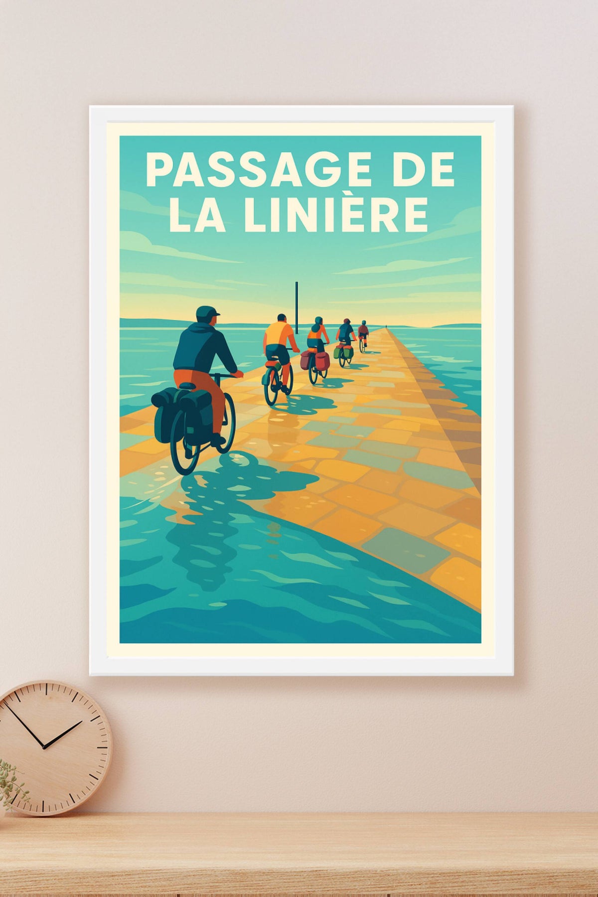 Affiche de Passage de la Linière - L'aventure à vélo entre terre et mer