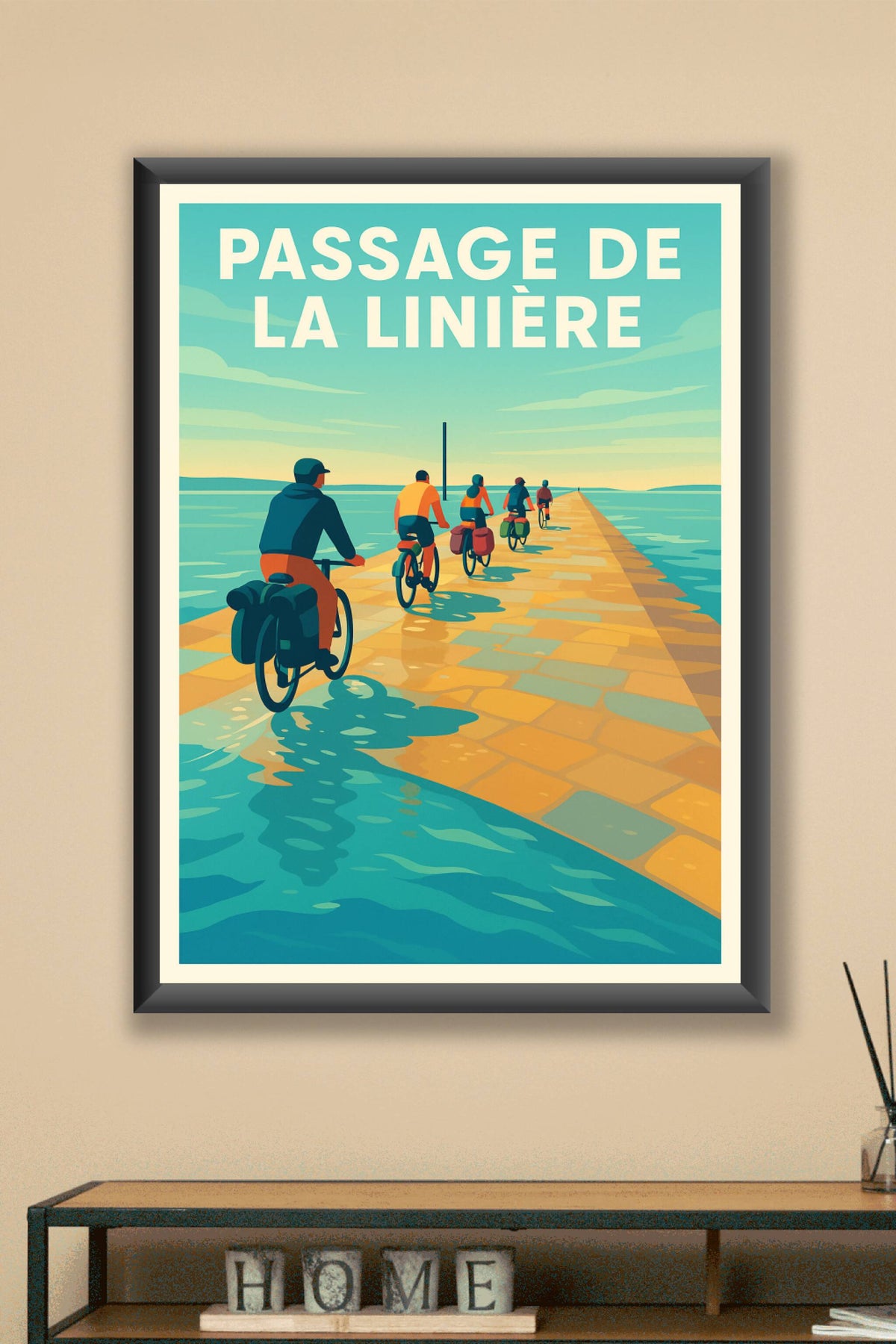 Affiche de Passage de la Linière - L'aventure à vélo entre terre et mer