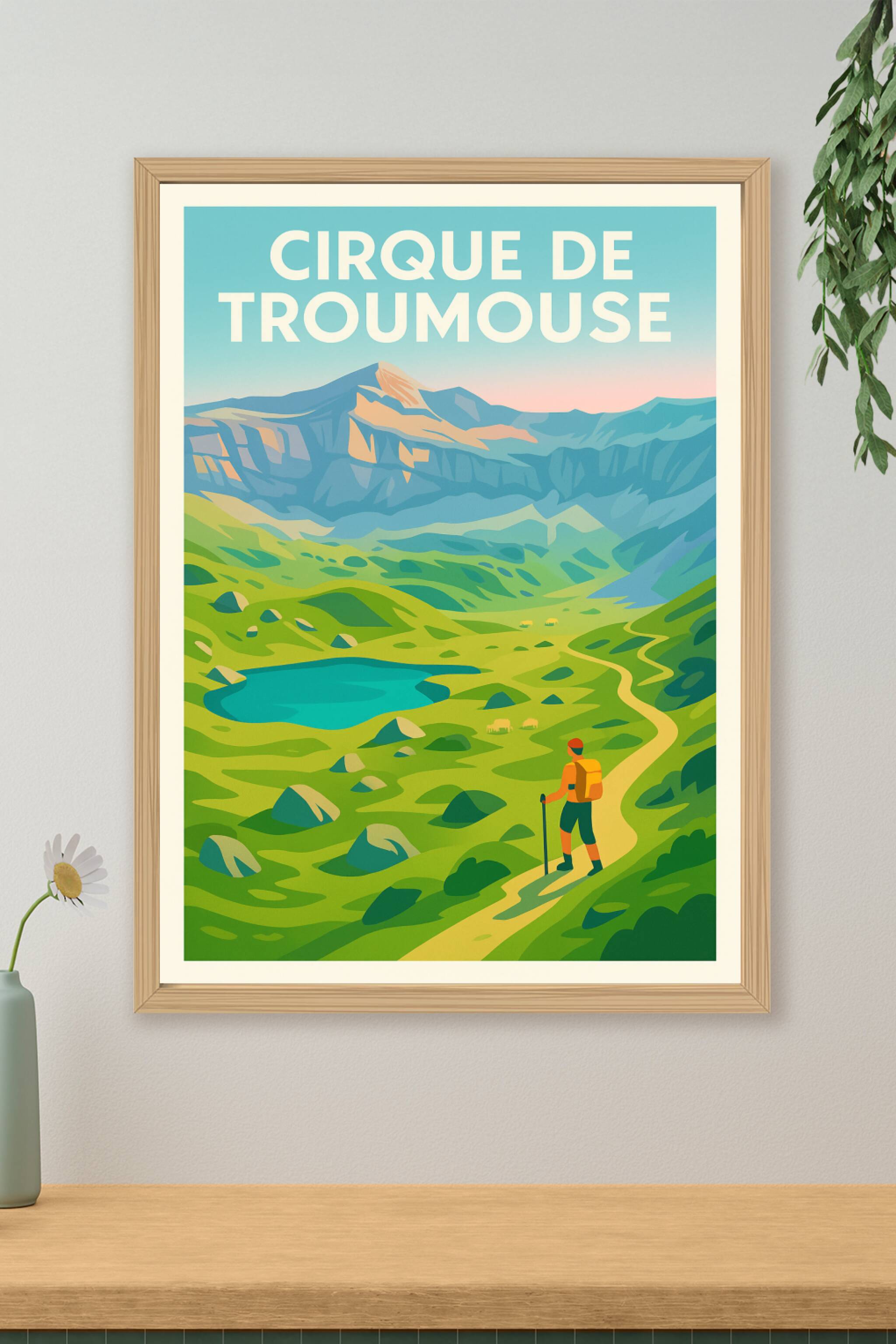 Affiche de Cirque de Troumouse - L'immensité sauvage des Pyrénées