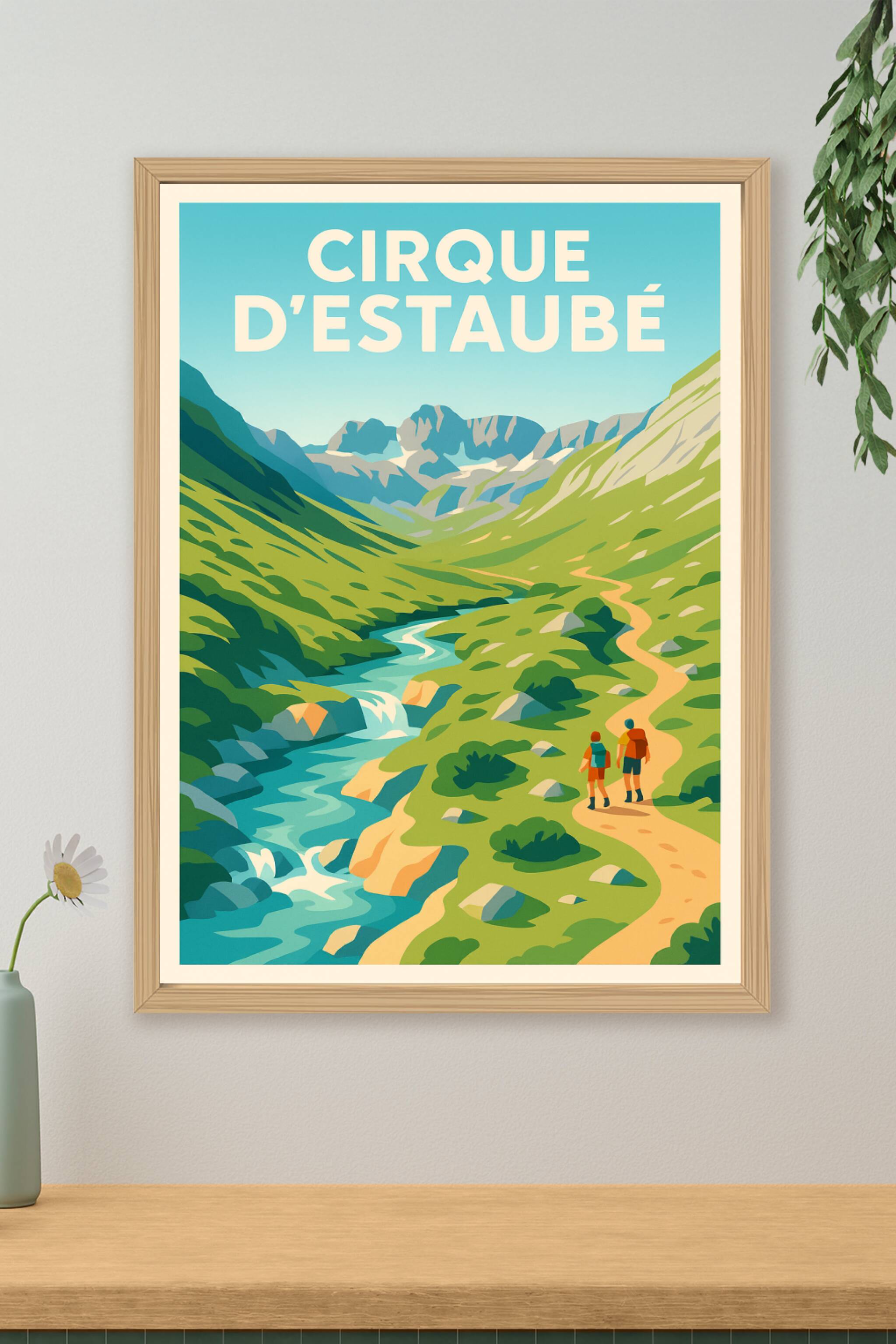 Affiche de Cirque d'Estaubé - L'écrin sauvage des Pyrénées