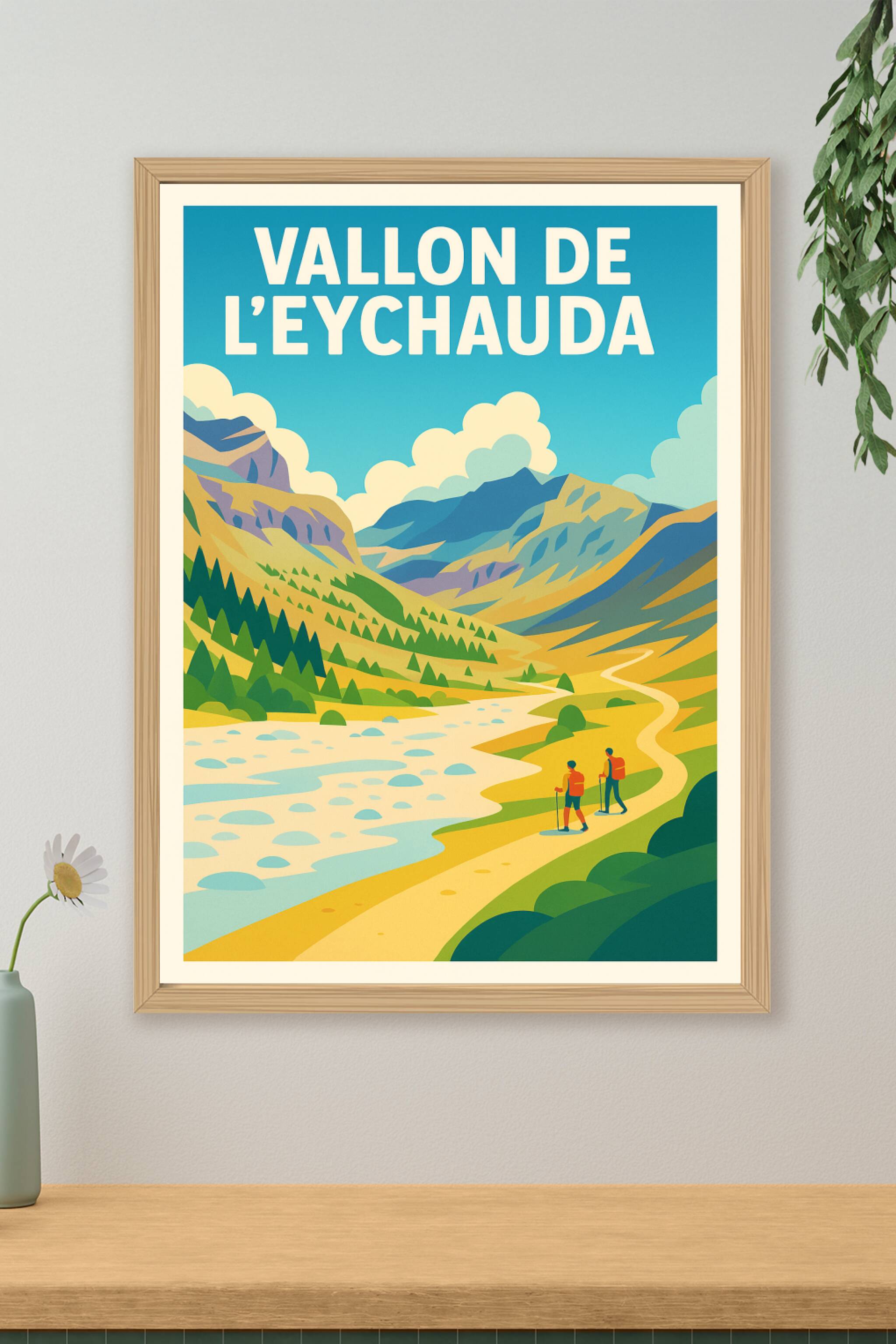 Affiche de Vallon de l'Eychauda - L'appel des sommets et de la randonnée