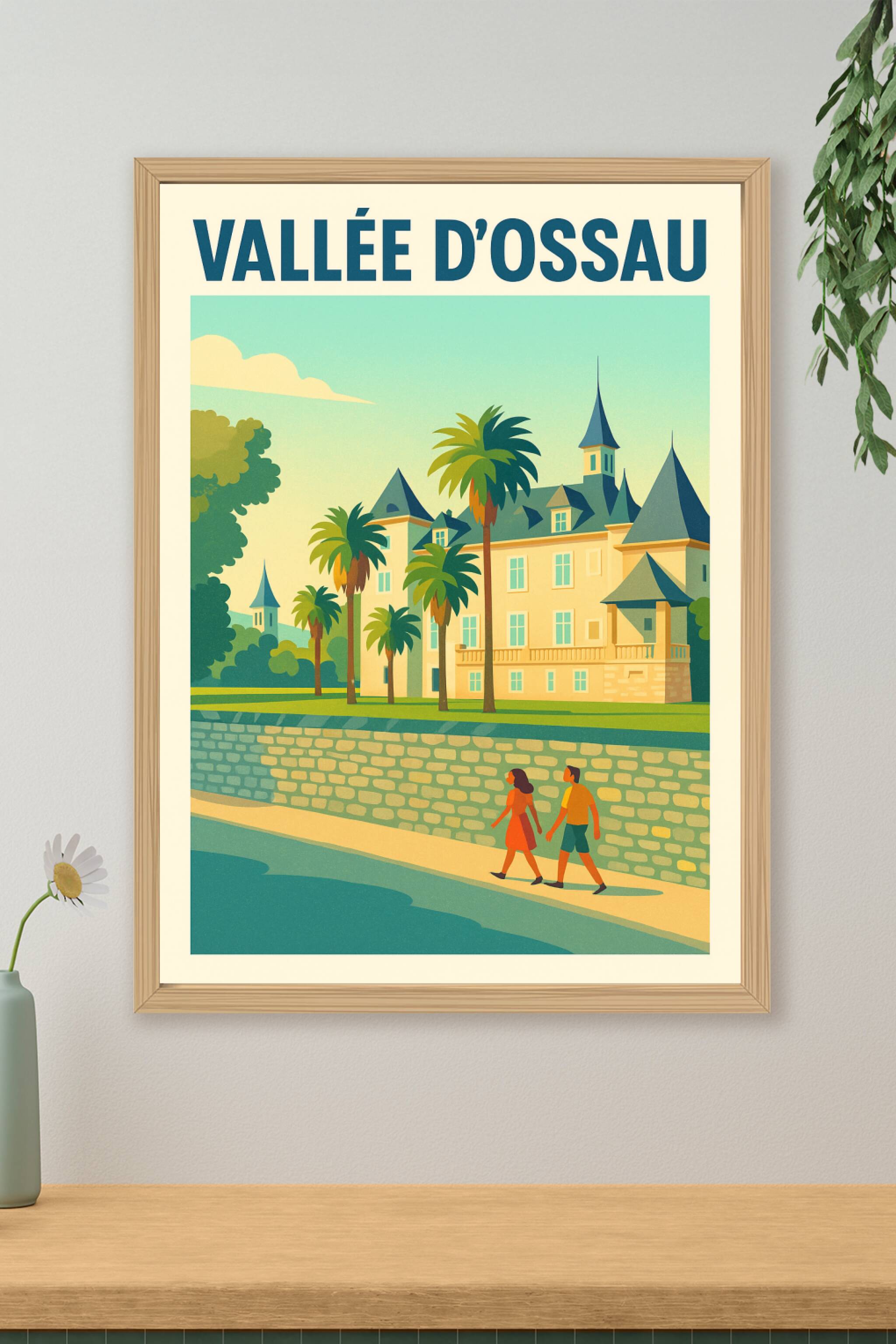Affiche de Vallée d'Ossau - L'élégance pyrénéenne au cœur de la nature