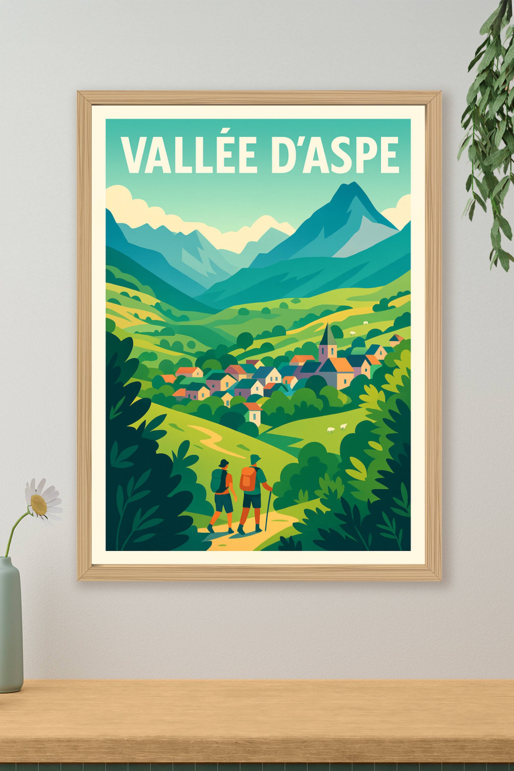Affiche de Vallée d'Aspe - L'évasion sauvage au cœur des Pyrénées