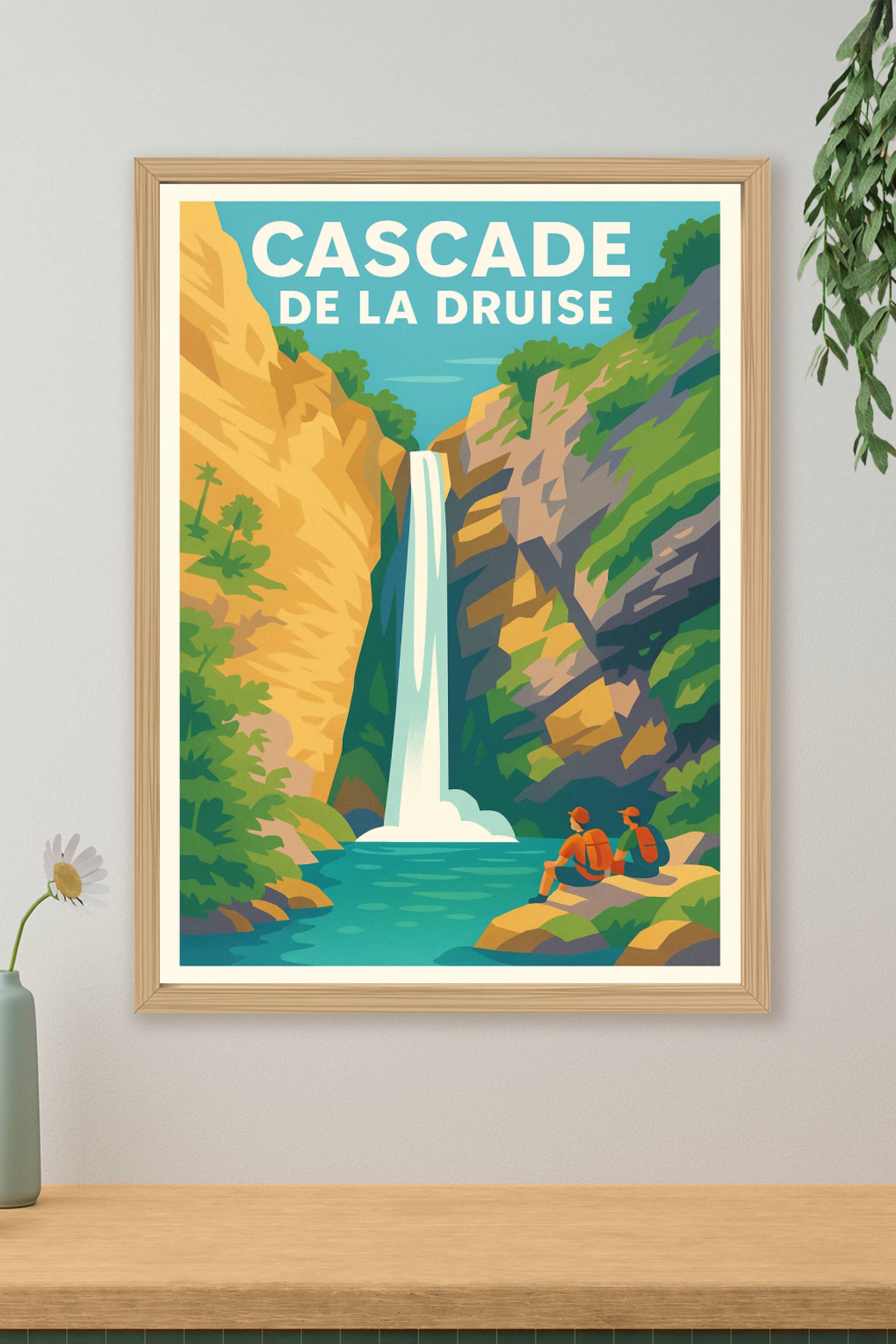 Affiche de Cascade de la Druise - L'éclat sauvage du Vercors