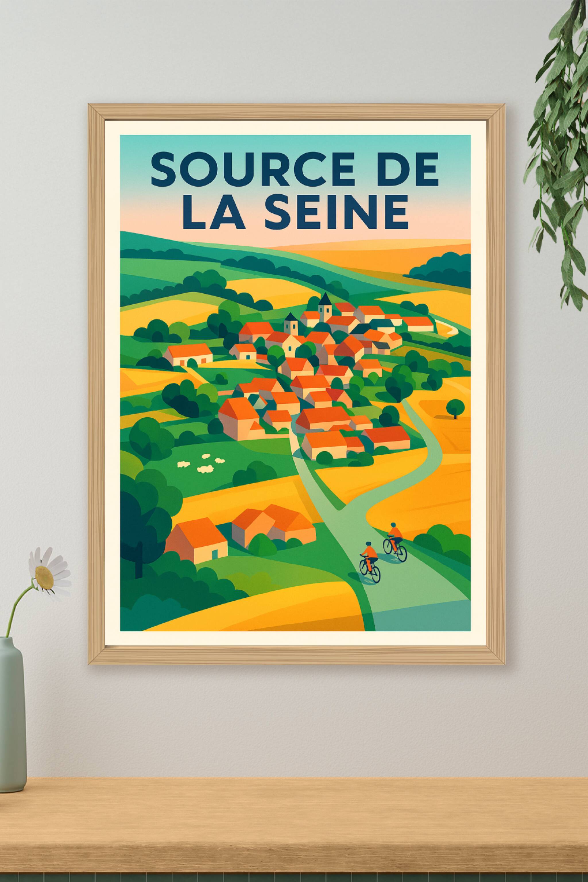 Affiche de Source-Seine - L'élégance bucolique au cœur de la Bourgogne