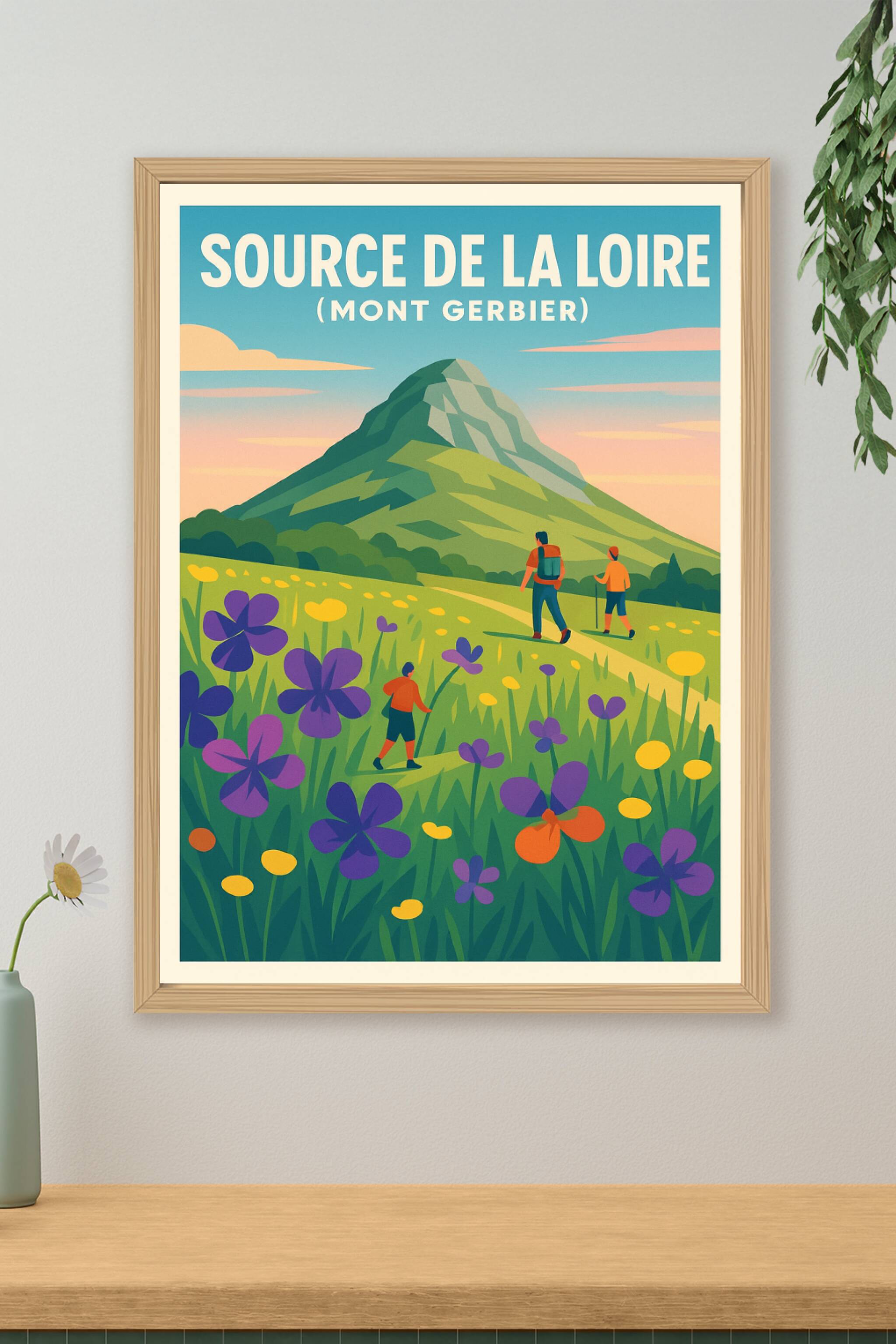 Affiche de Source de la Loire - L'éveil sauvage du Mont Gerbier de Jonc